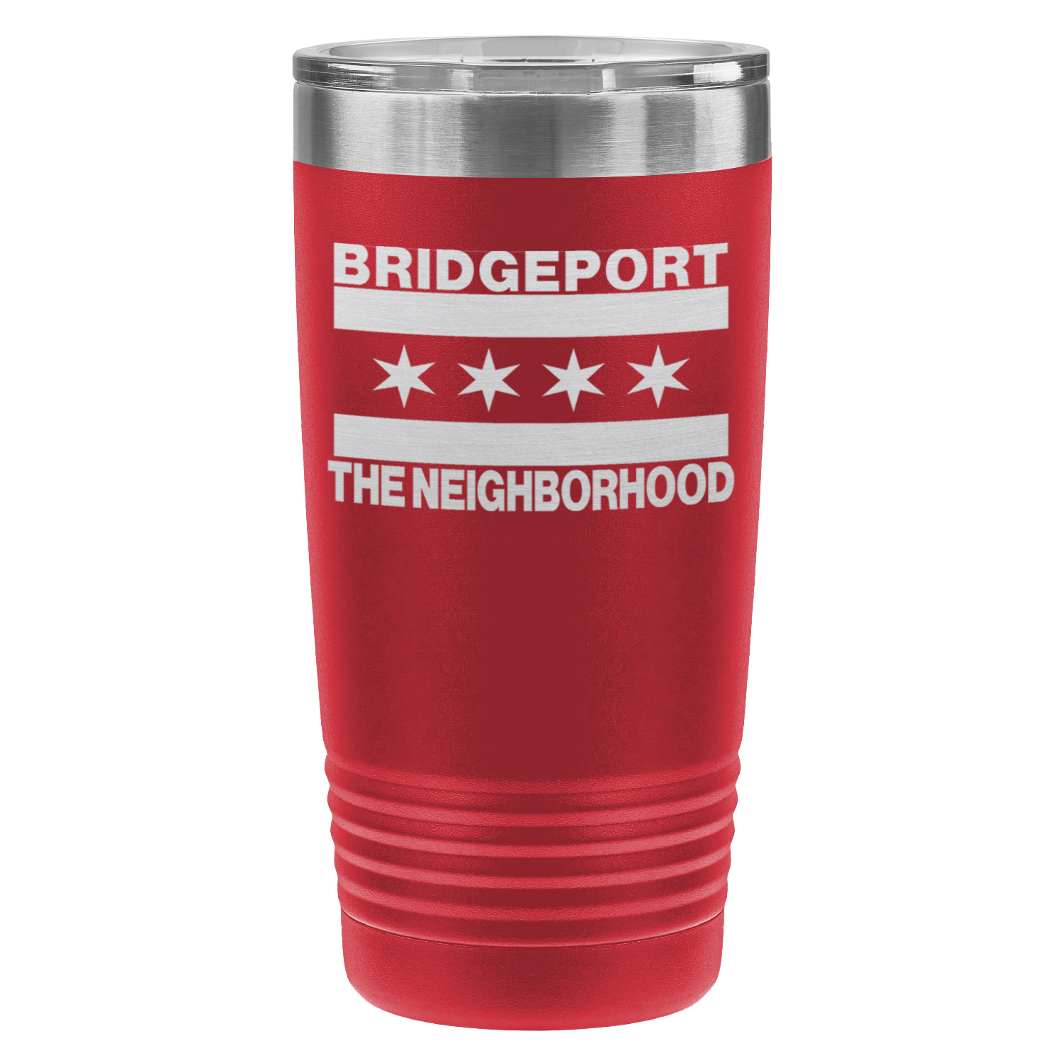 Chicago Flag Bridgeport 20oz Lazer Tumbler