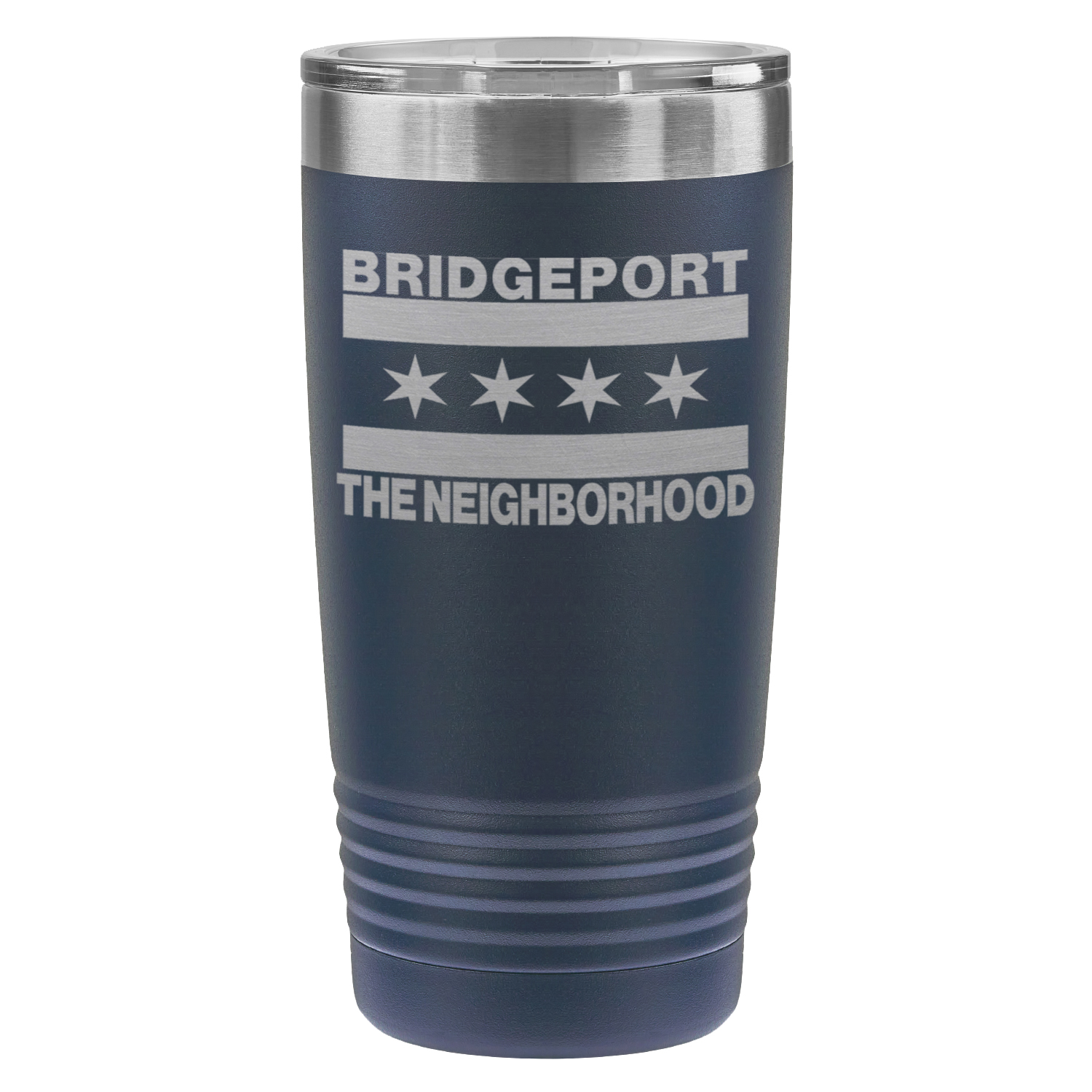 Chicago Flag Bridgeport 20oz Lazer Tumbler