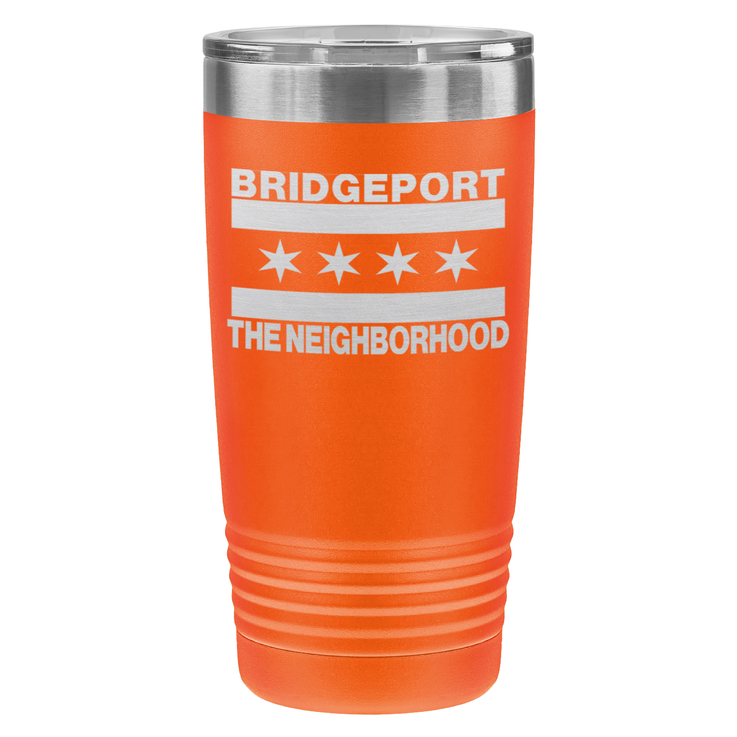 Chicago Flag Bridgeport 20oz Lazer Tumbler