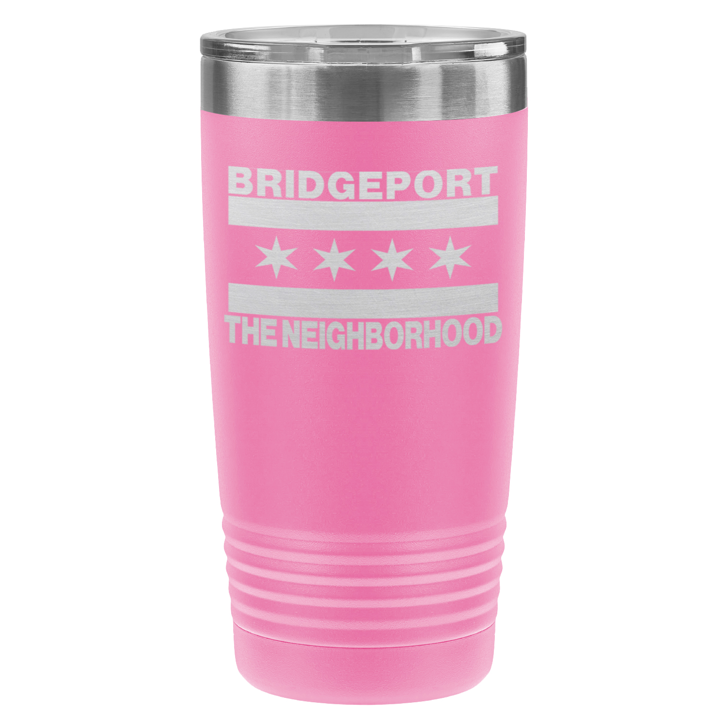 Chicago Flag Bridgeport 20oz Lazer Tumbler