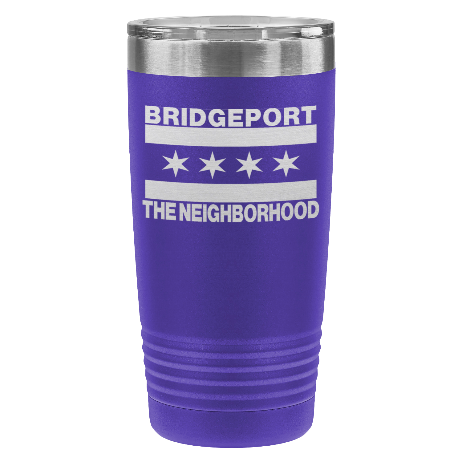 Chicago Flag Bridgeport 20oz Lazer Tumbler