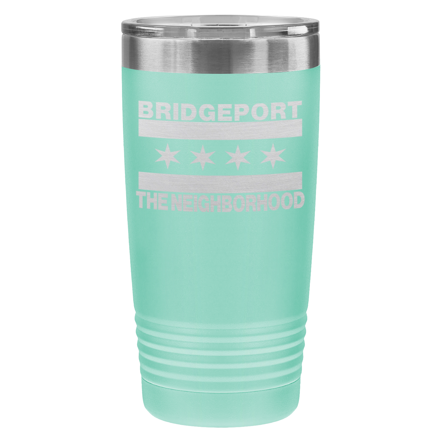 Chicago Flag Bridgeport 20oz Lazer Tumbler