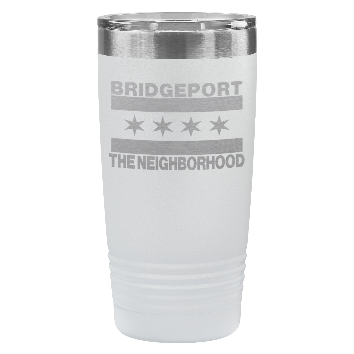 Chicago Flag Bridgeport 20oz Lazer Tumbler