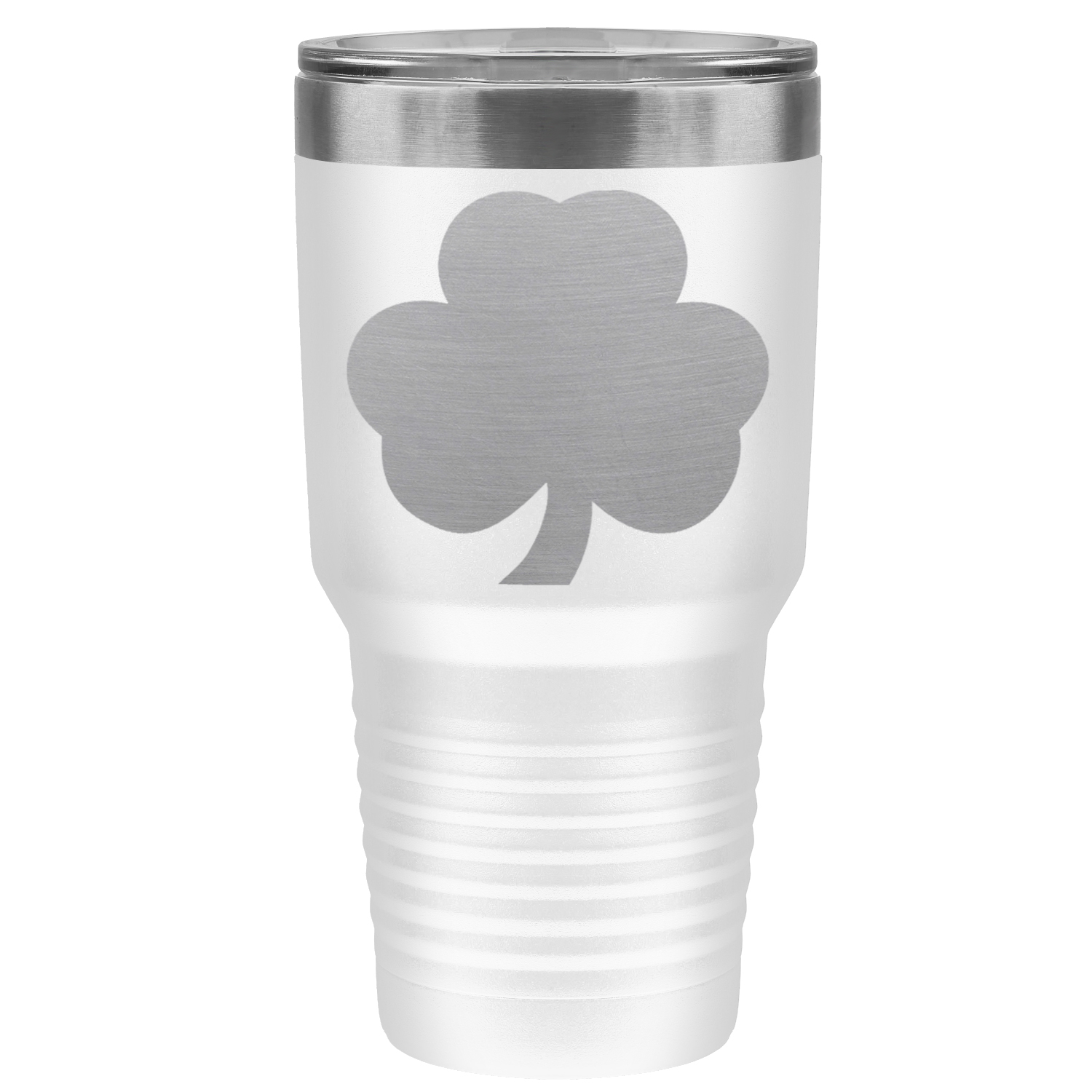 Chicago Flag Shamrock St. Patty’s 30oz Lazer Tumbler