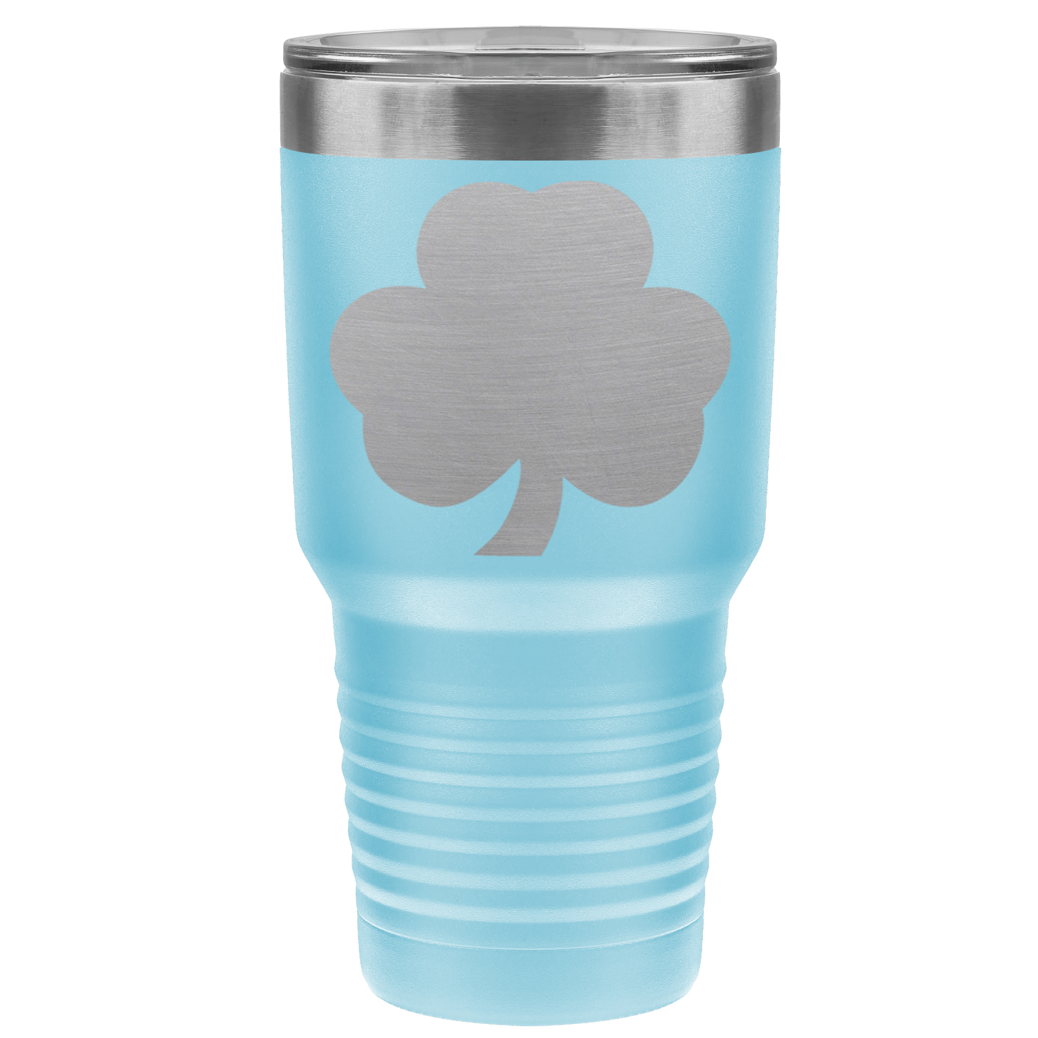 Chicago Flag Shamrock St. Patty’s 30oz Lazer Tumbler