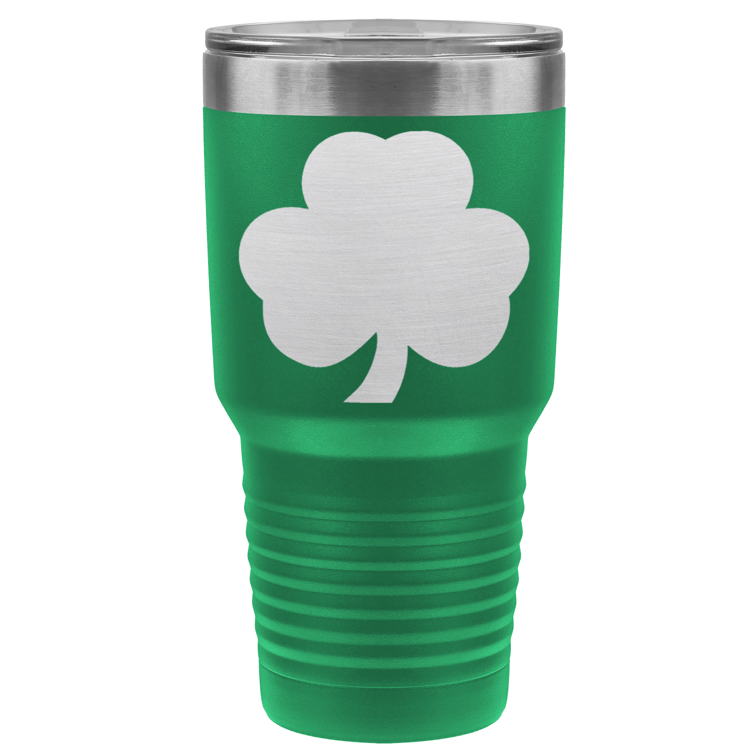 Chicago Flag Shamrock St. Patty’s 30oz Lazer Tumbler