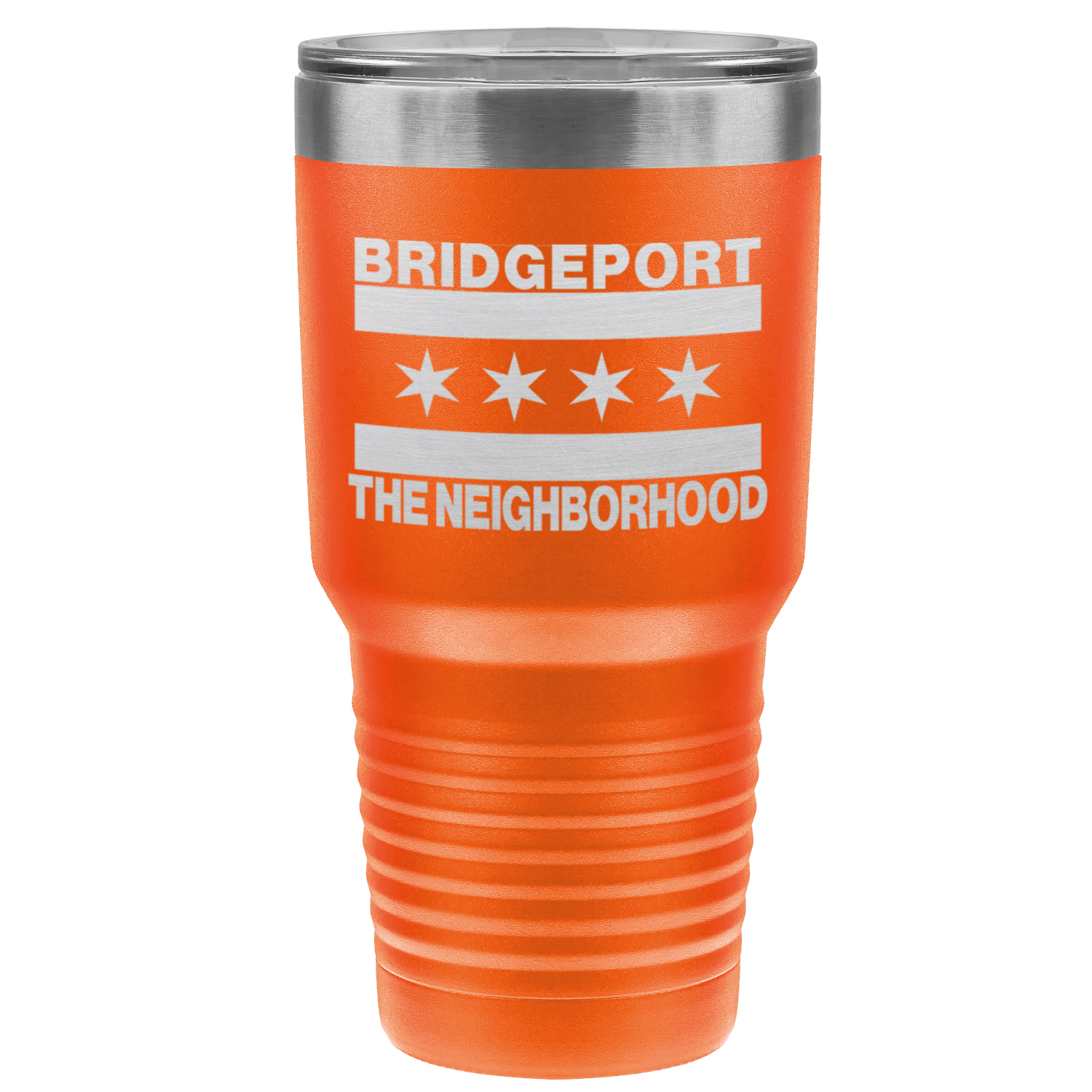 Chicago Flag Bridgeport 30oz Lazer Tumbler