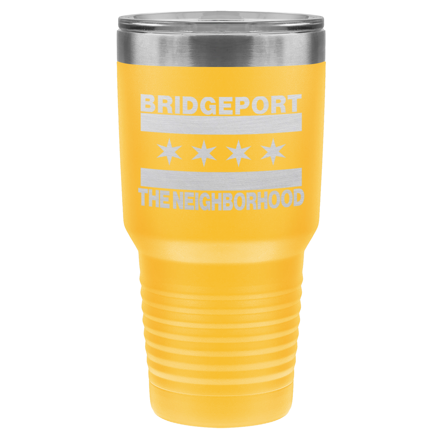 Chicago Flag Bridgeport 30oz Lazer Tumbler