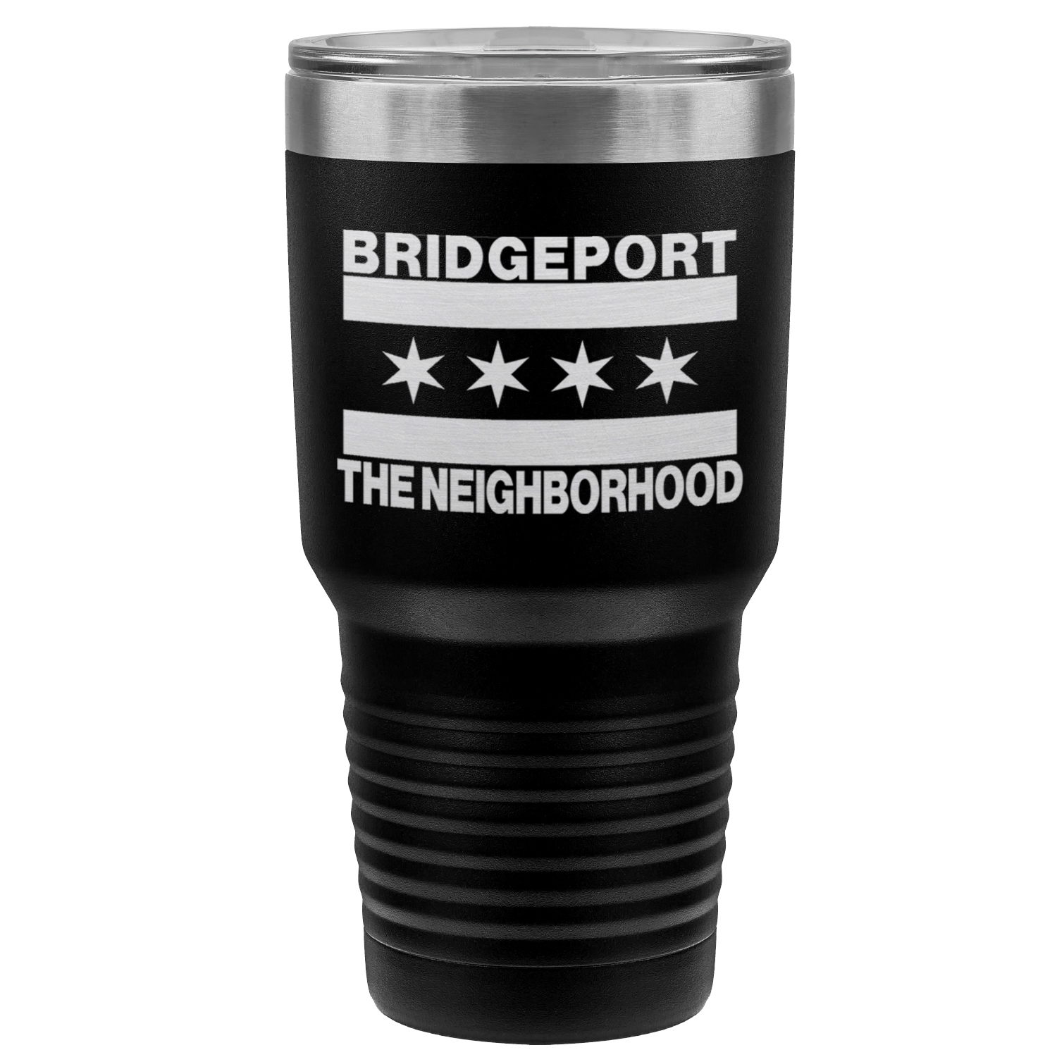 Chicago Flag Bridgeport 30oz Lazer Tumbler