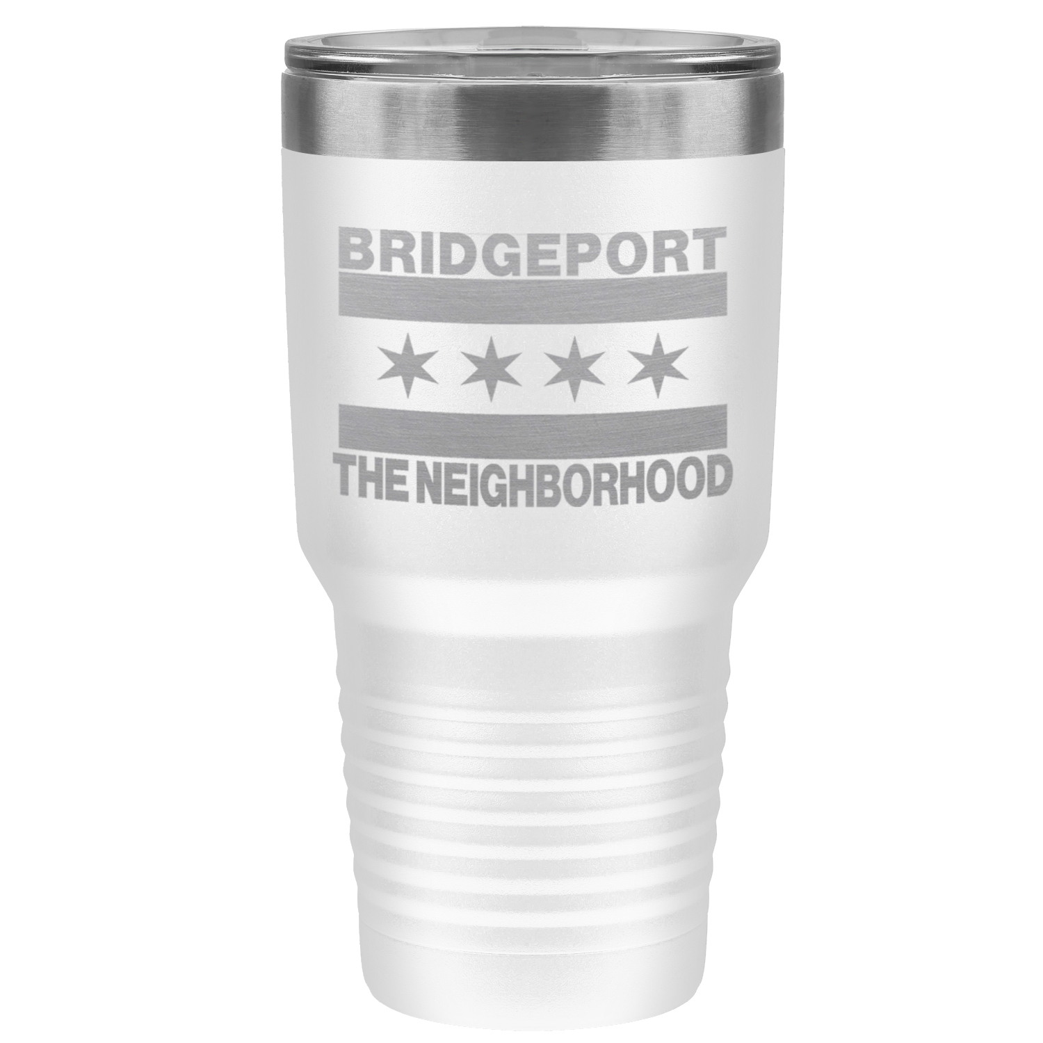 Chicago Flag Bridgeport 30oz Lazer Tumbler