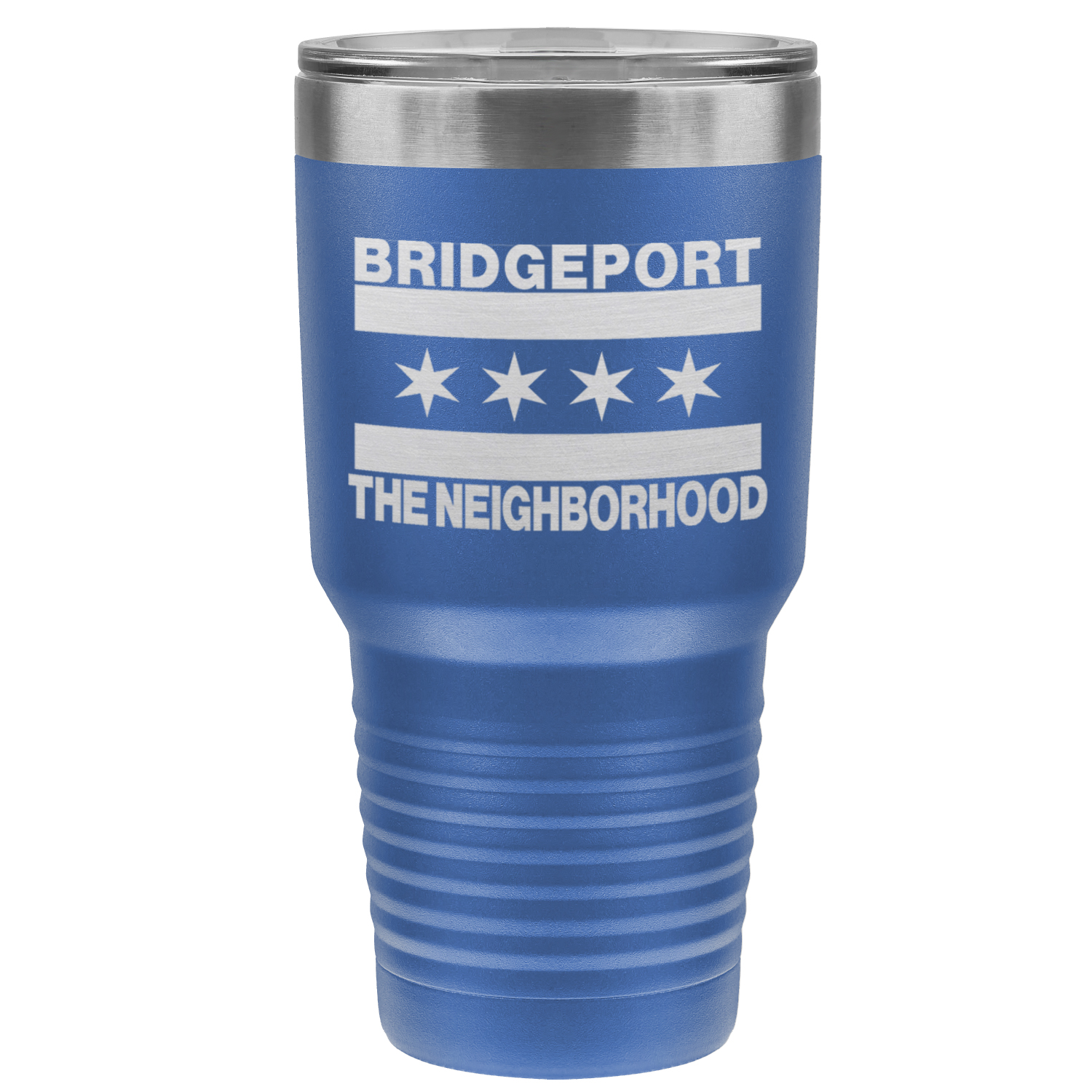 Chicago Flag Bridgeport 30oz Lazer Tumbler