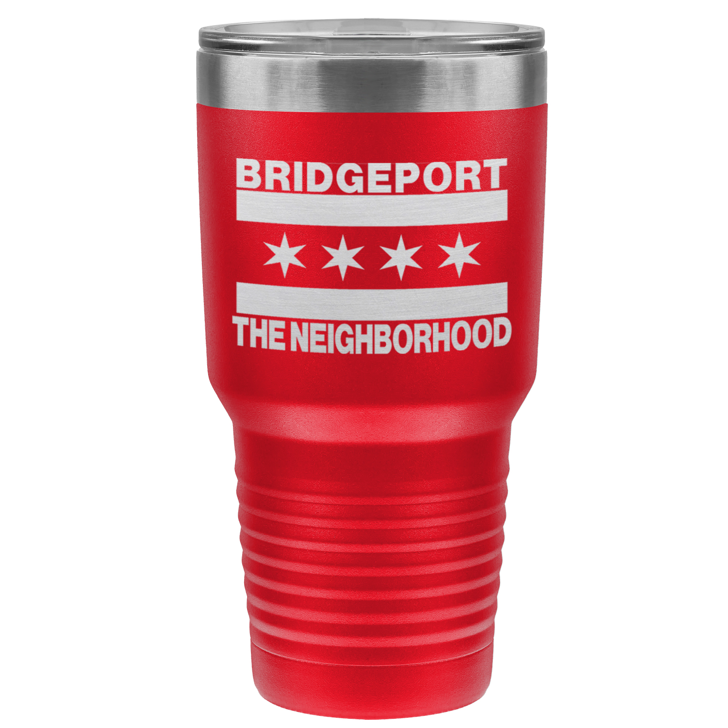 Chicago Flag Bridgeport 30oz Lazer Tumbler