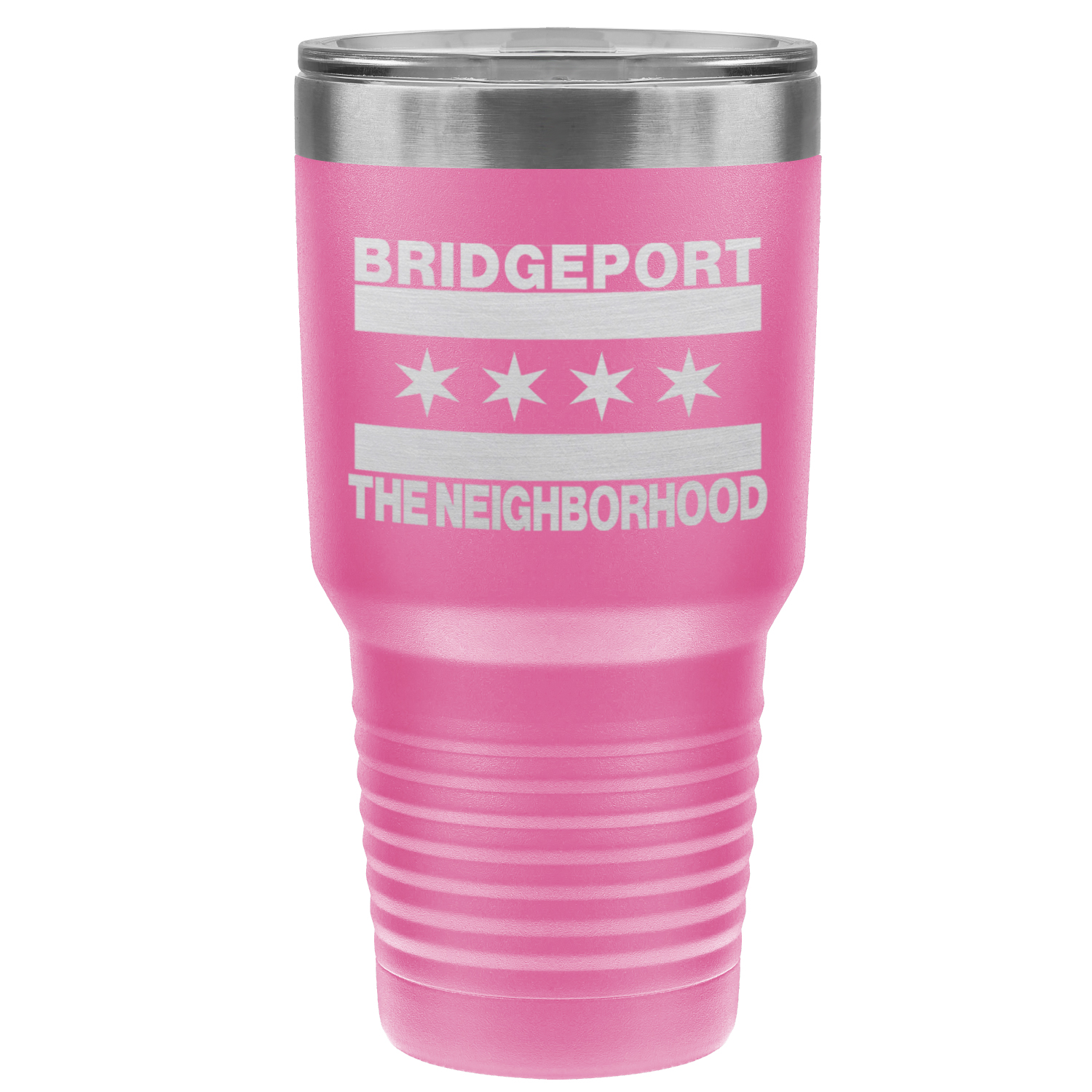 Chicago Flag Bridgeport 30oz Lazer Tumbler