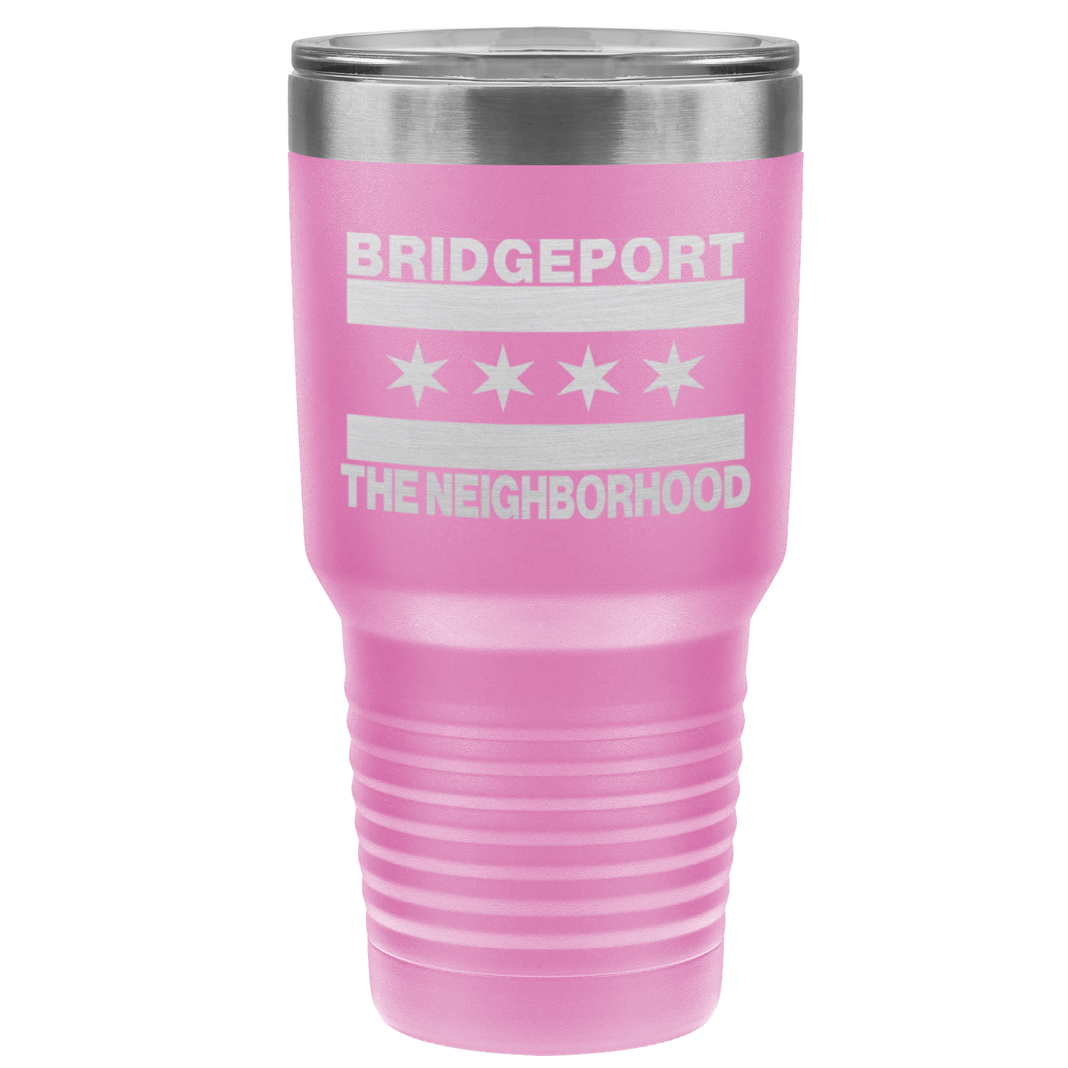 Chicago Flag Bridgeport 30oz Lazer Tumbler