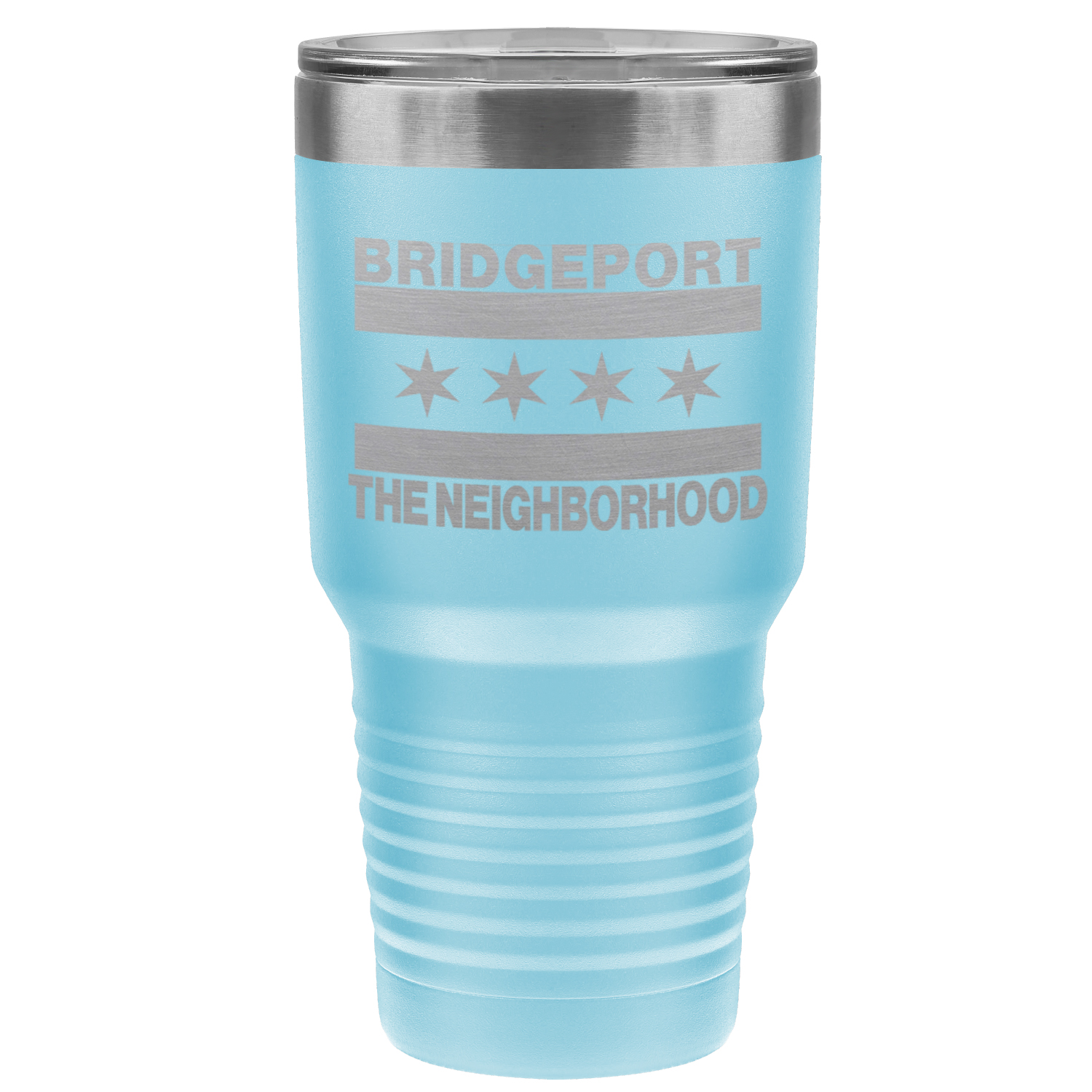 Chicago Flag Bridgeport 30oz Lazer Tumbler