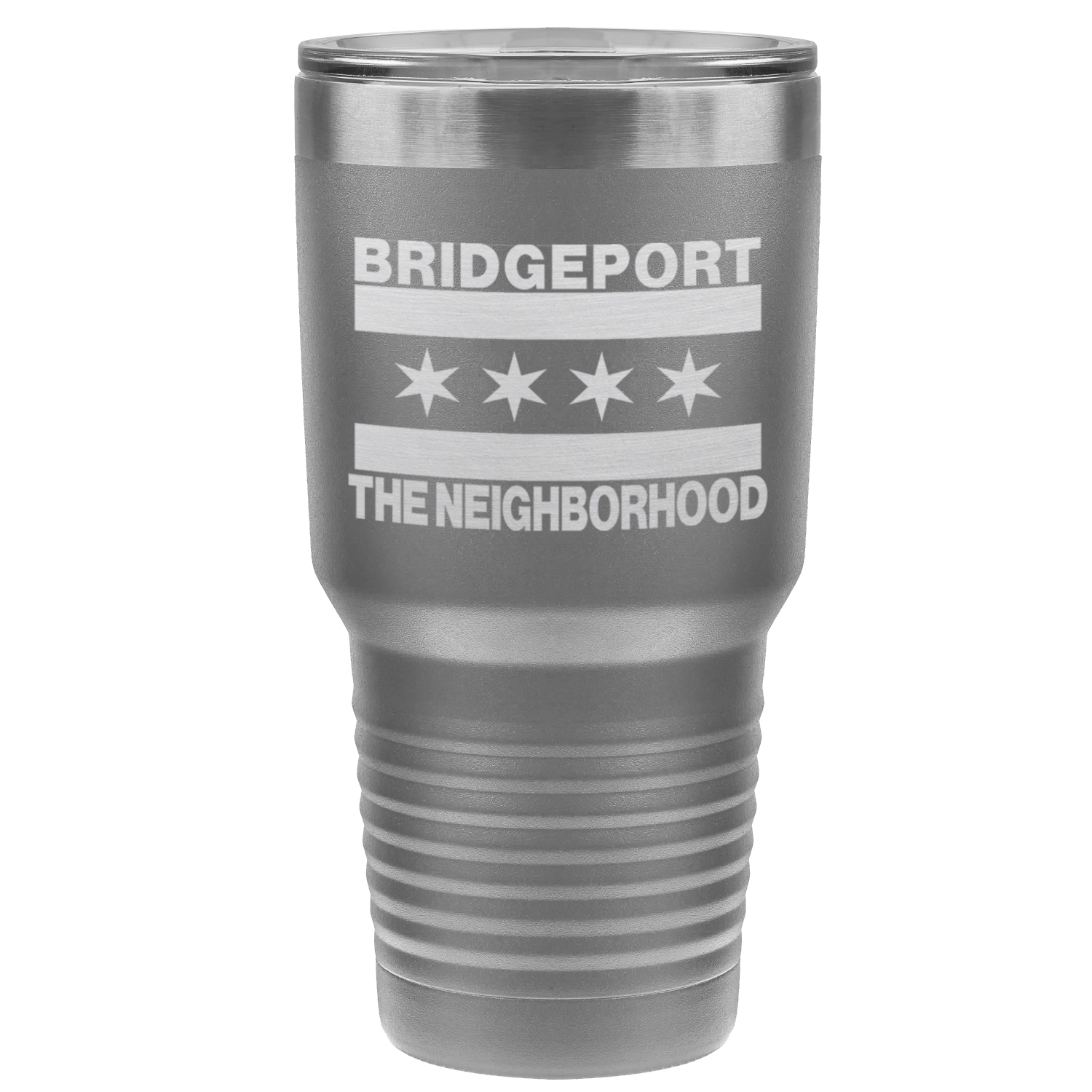 Chicago Flag Bridgeport 30oz Lazer Tumbler