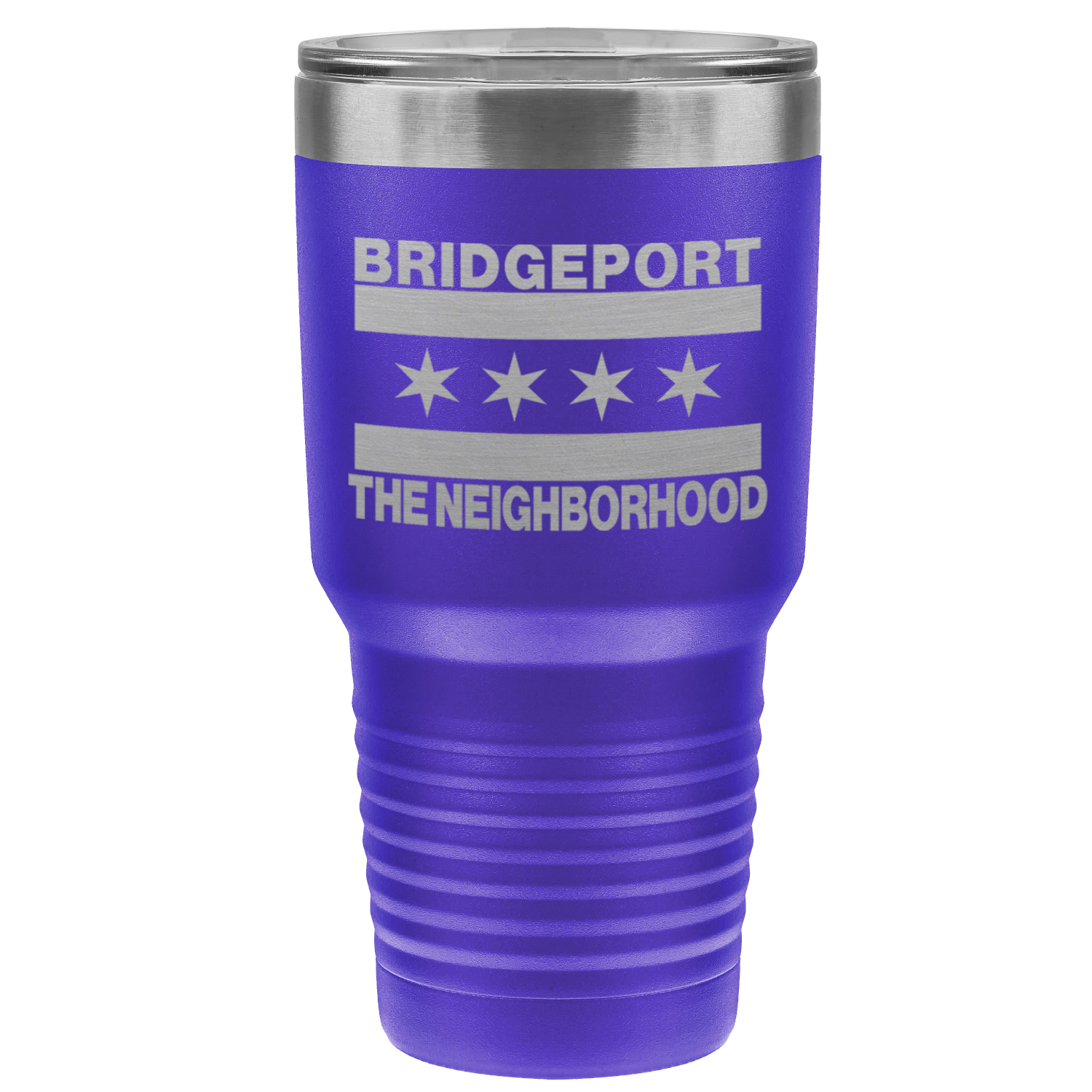 Chicago Flag Bridgeport 30oz Lazer Tumbler
