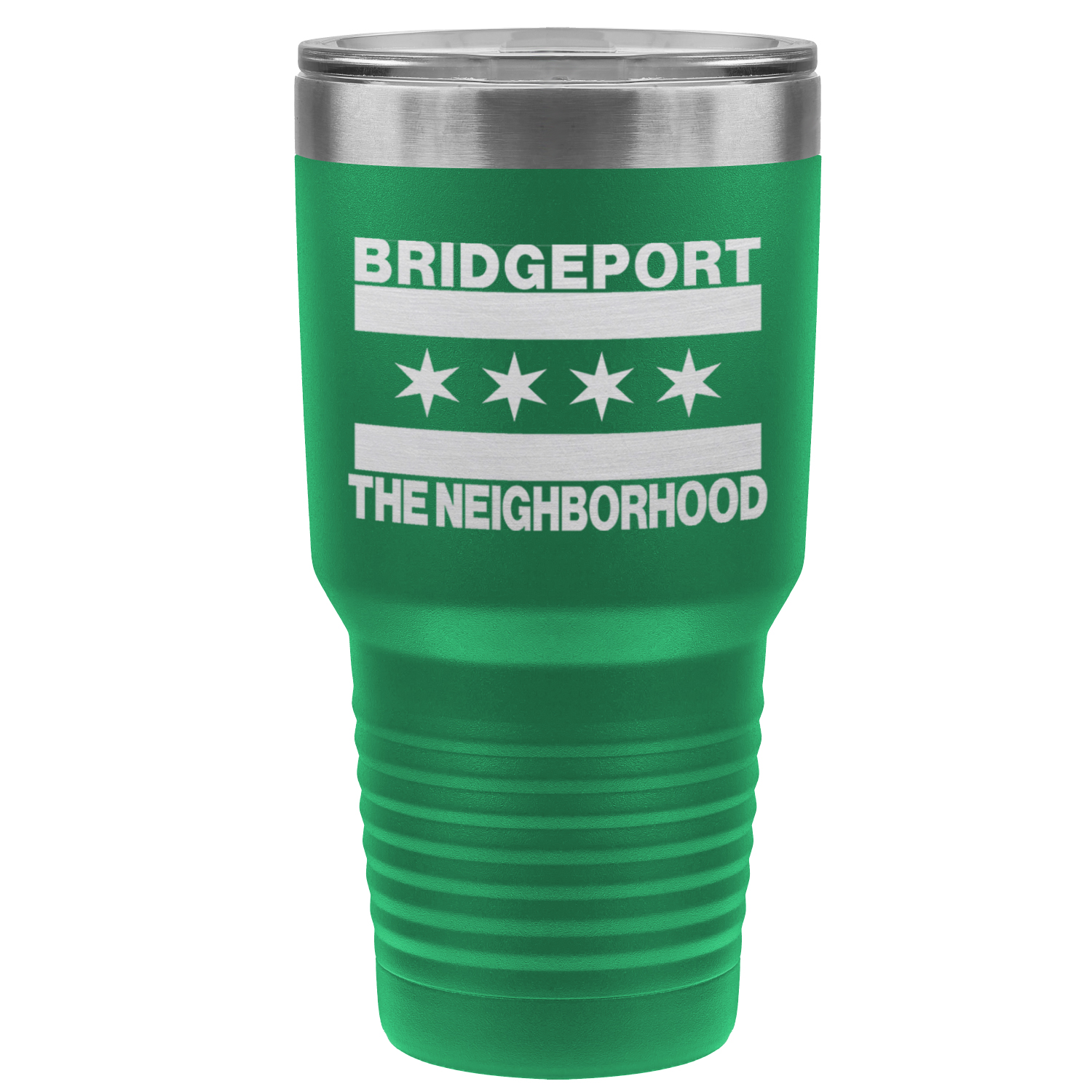 Chicago Flag Bridgeport 30oz Lazer Tumbler