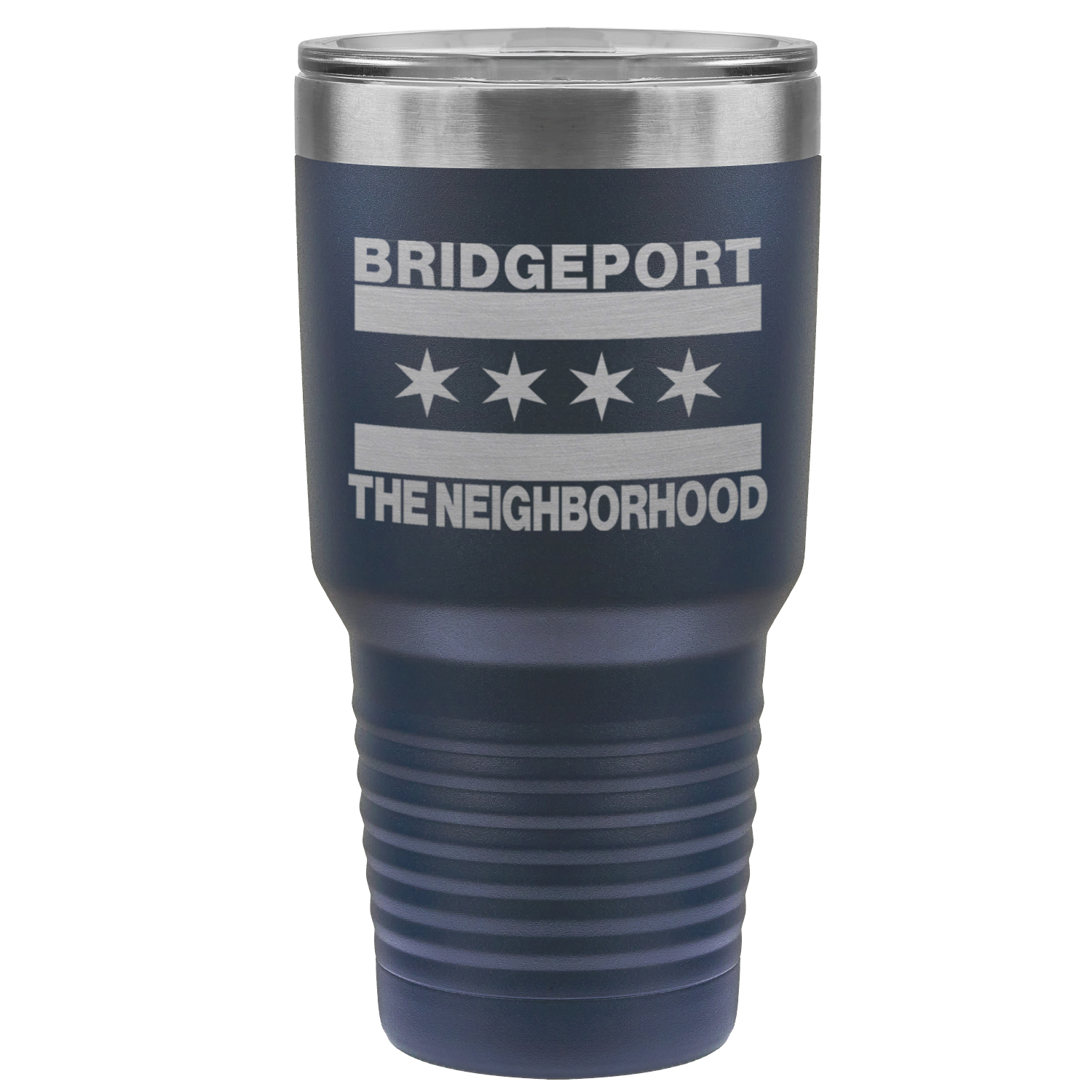 Chicago Flag Bridgeport 30oz Lazer Tumbler