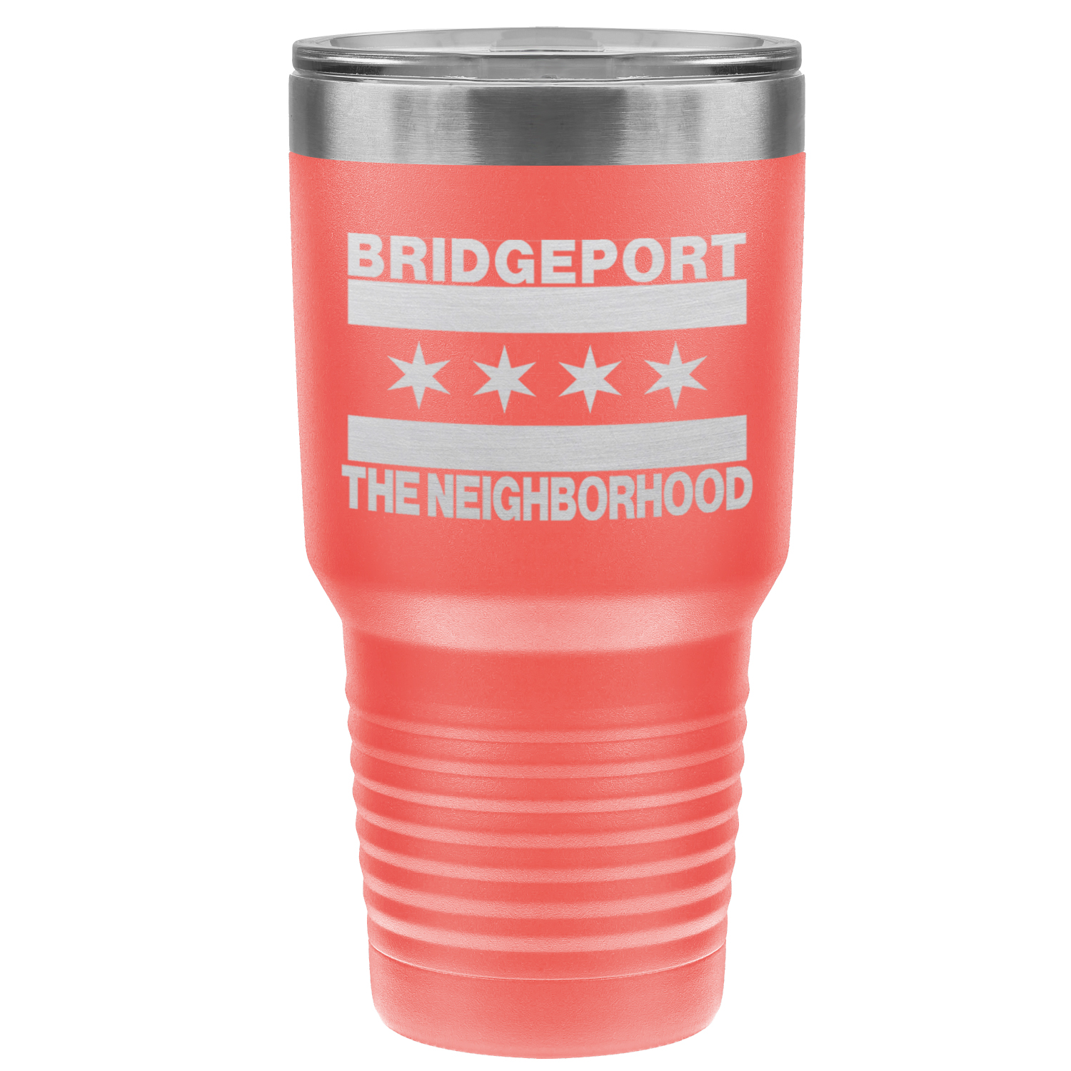 Chicago Flag Bridgeport 30oz Lazer Tumbler