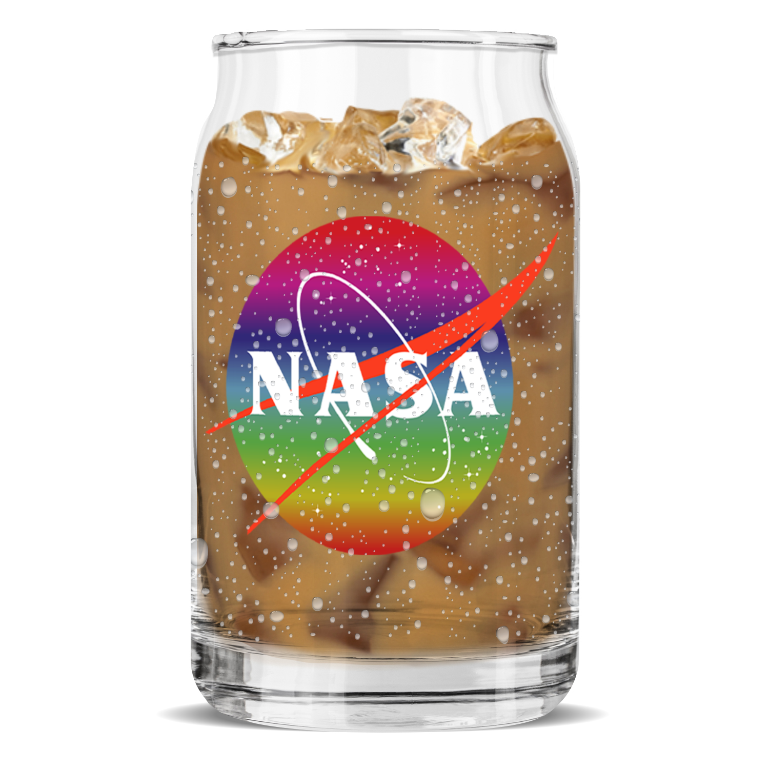 NASA Rainbow Sculptured Glass