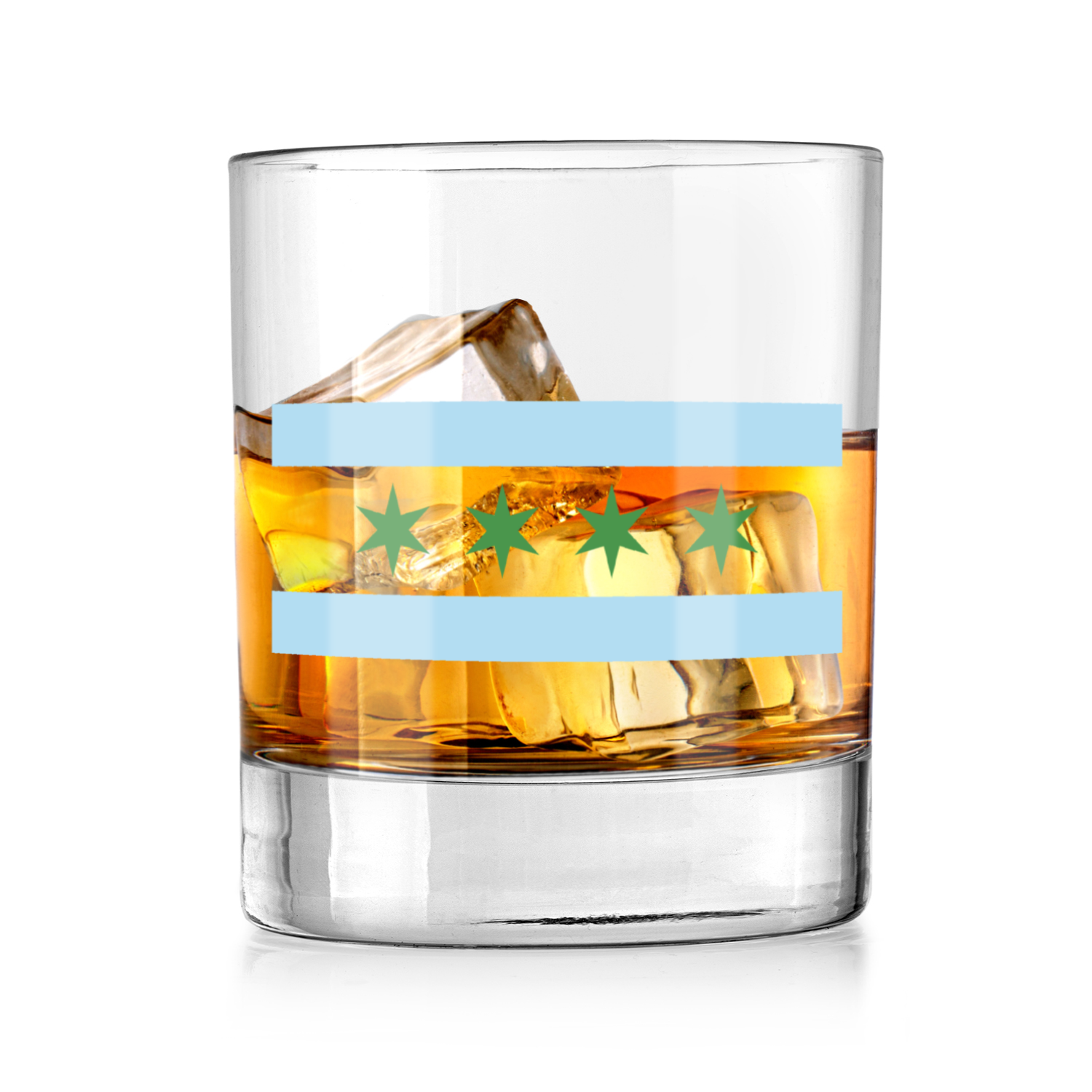 Chicago Flag St. Patty’s Whiskey Tumbler