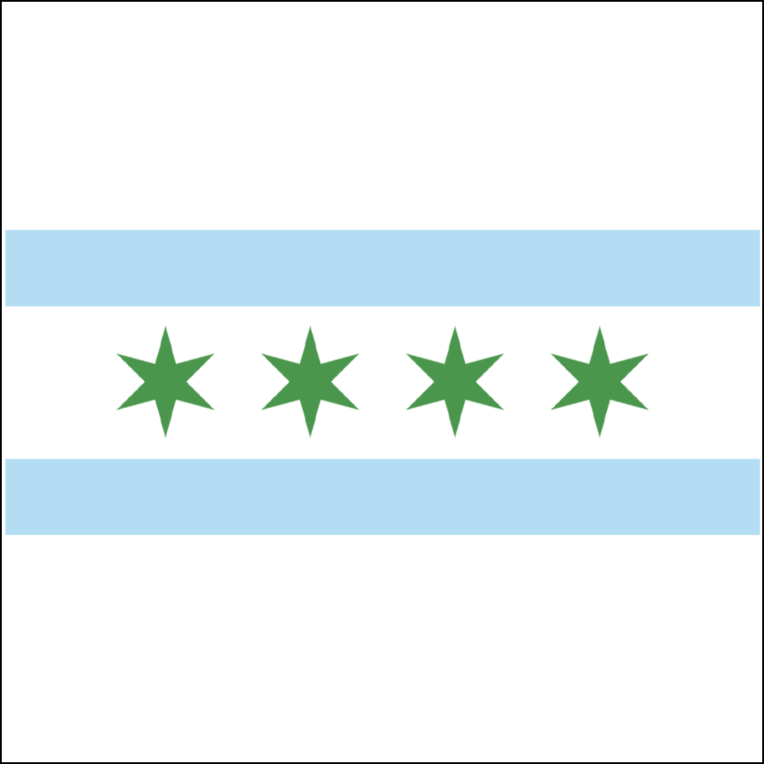 Chicago Flag St. Patty’s Whiskey Tumbler