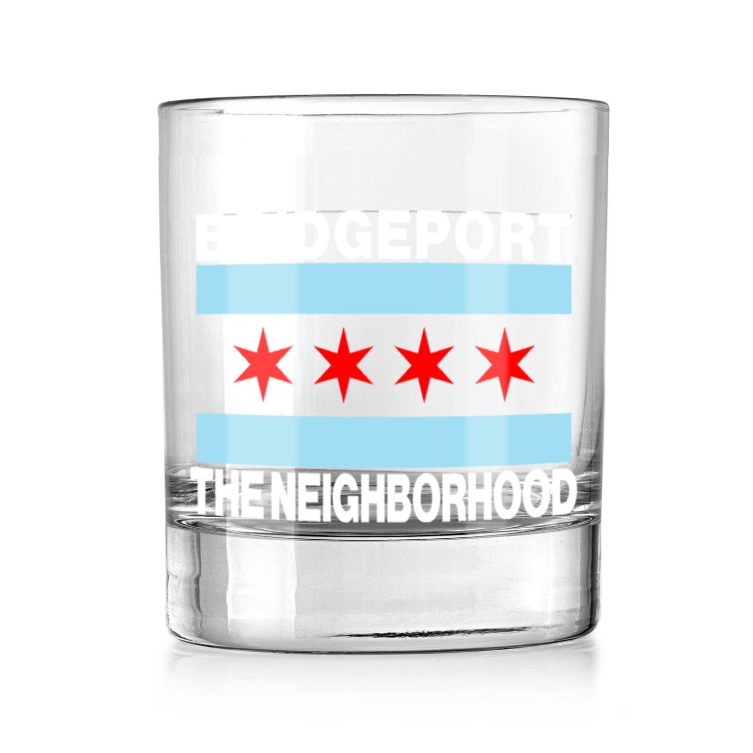 Chicago Flag Bridgeport Whiskey Tumbler