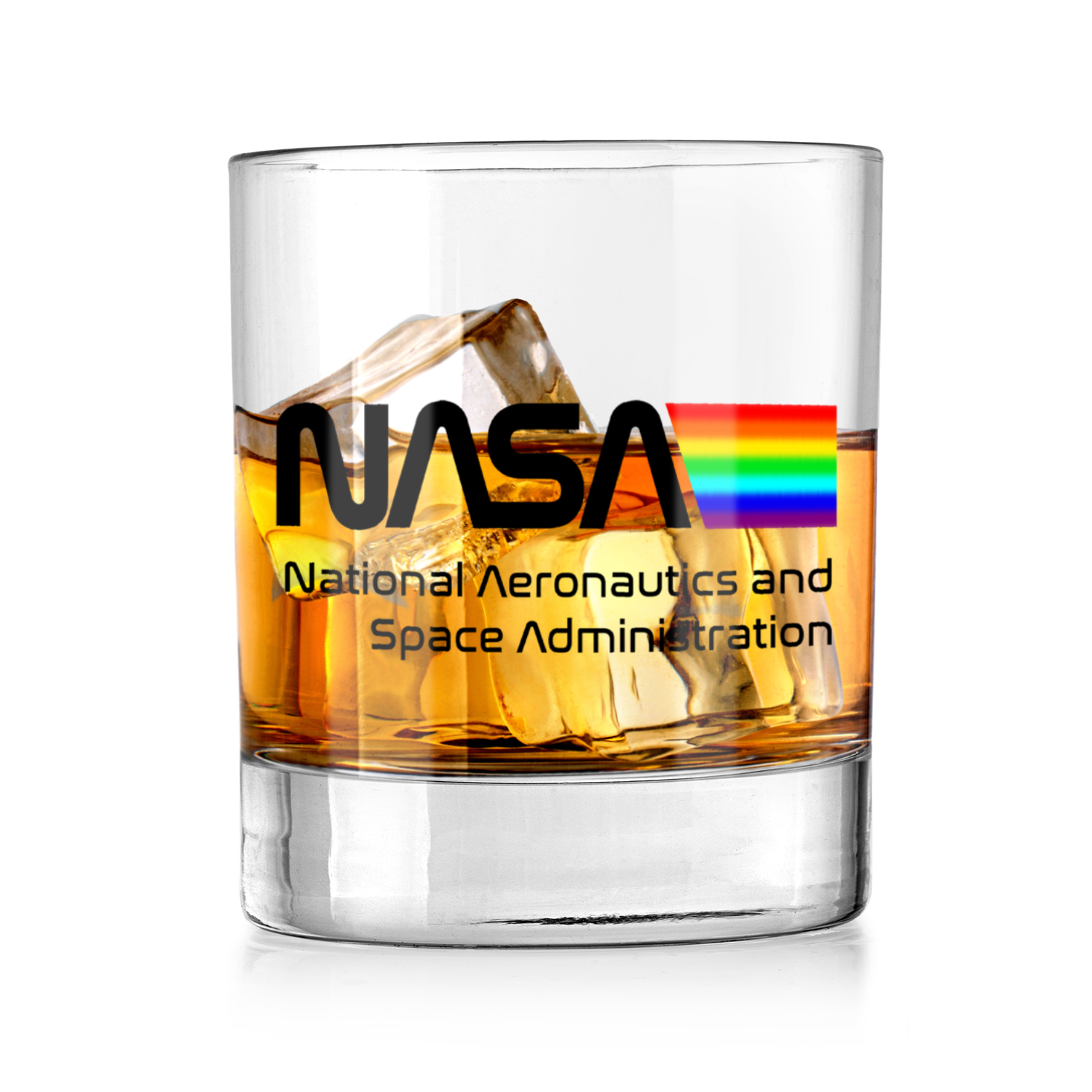 NASA Space Logo Whiskey Tumbler