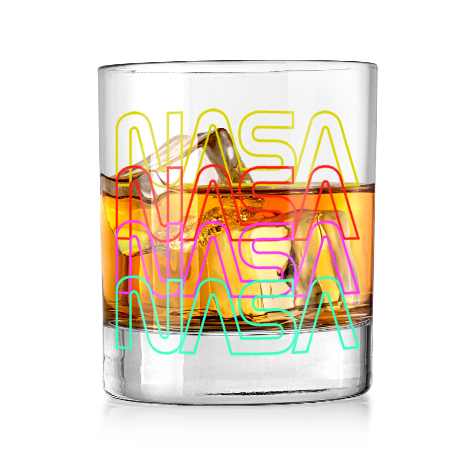 NASA Worm Whiskey Tumbler
