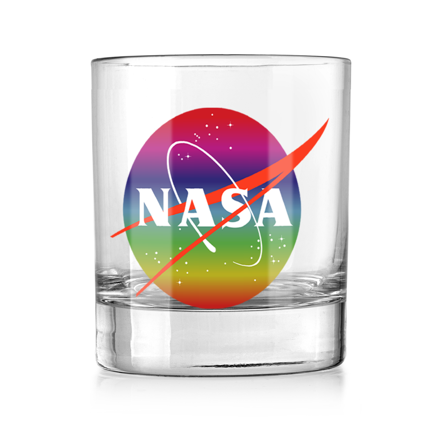 NASA Rainbow Whiskey Tumbler