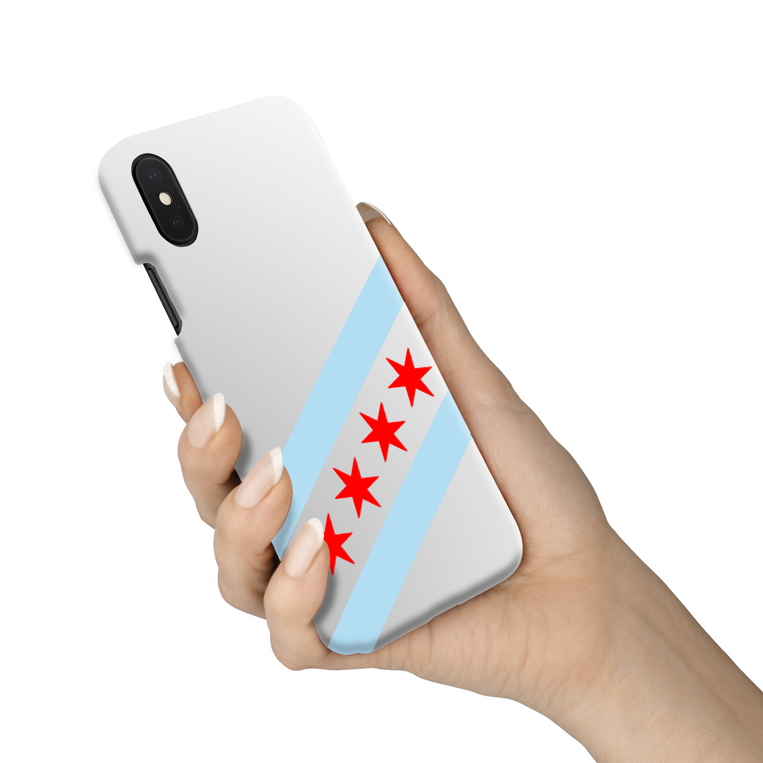 Chicago Flag Slim Phone Case