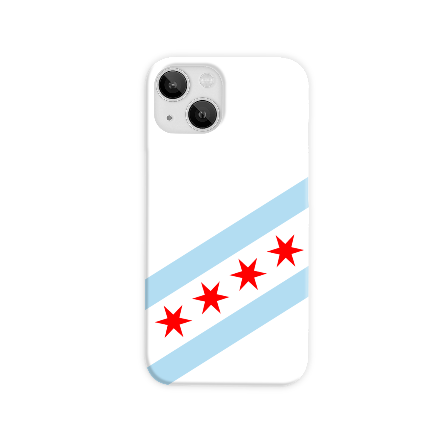 Chicago Flag Slim Phone Case