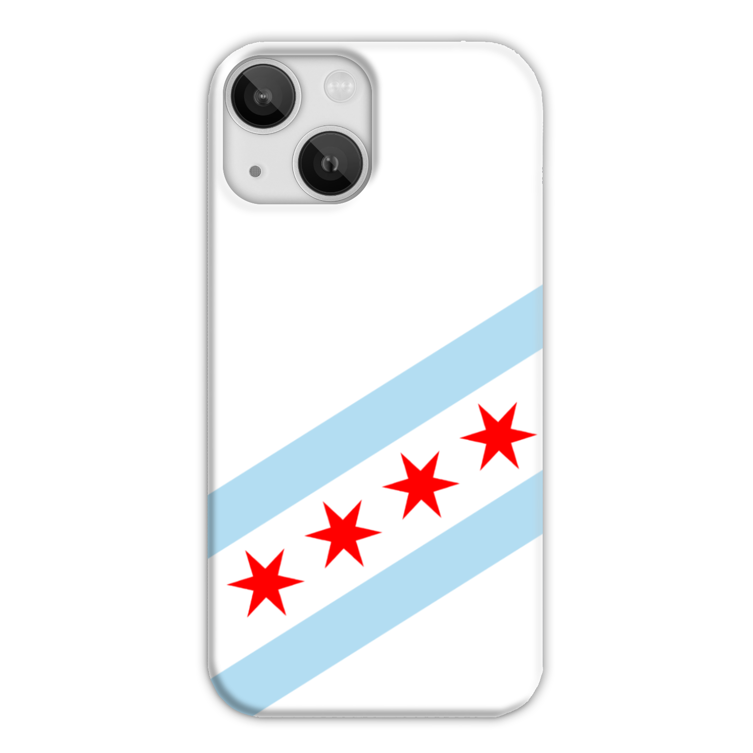 Chicago Flag Slim Phone Case
