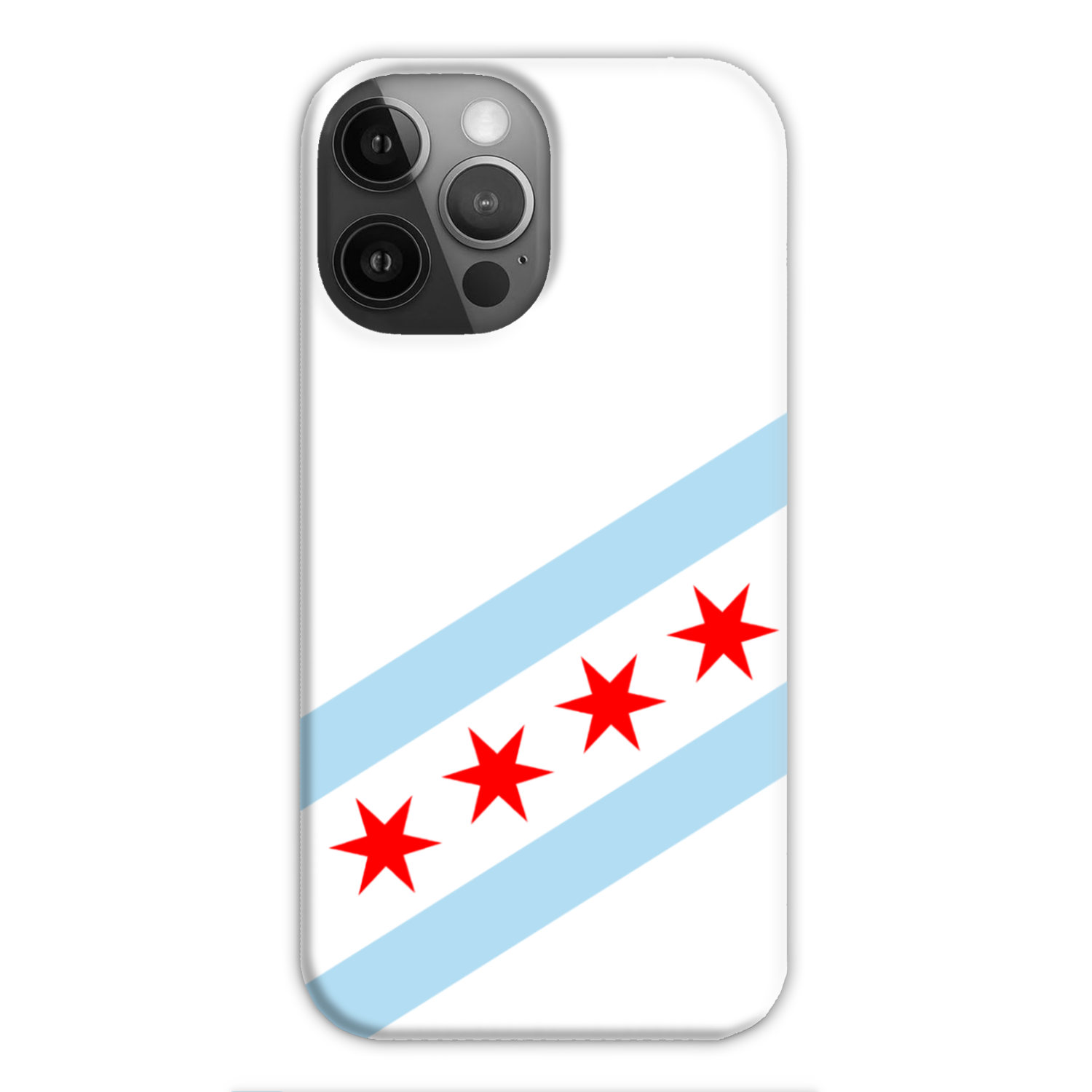 Chicago Flag Slim Phone Case