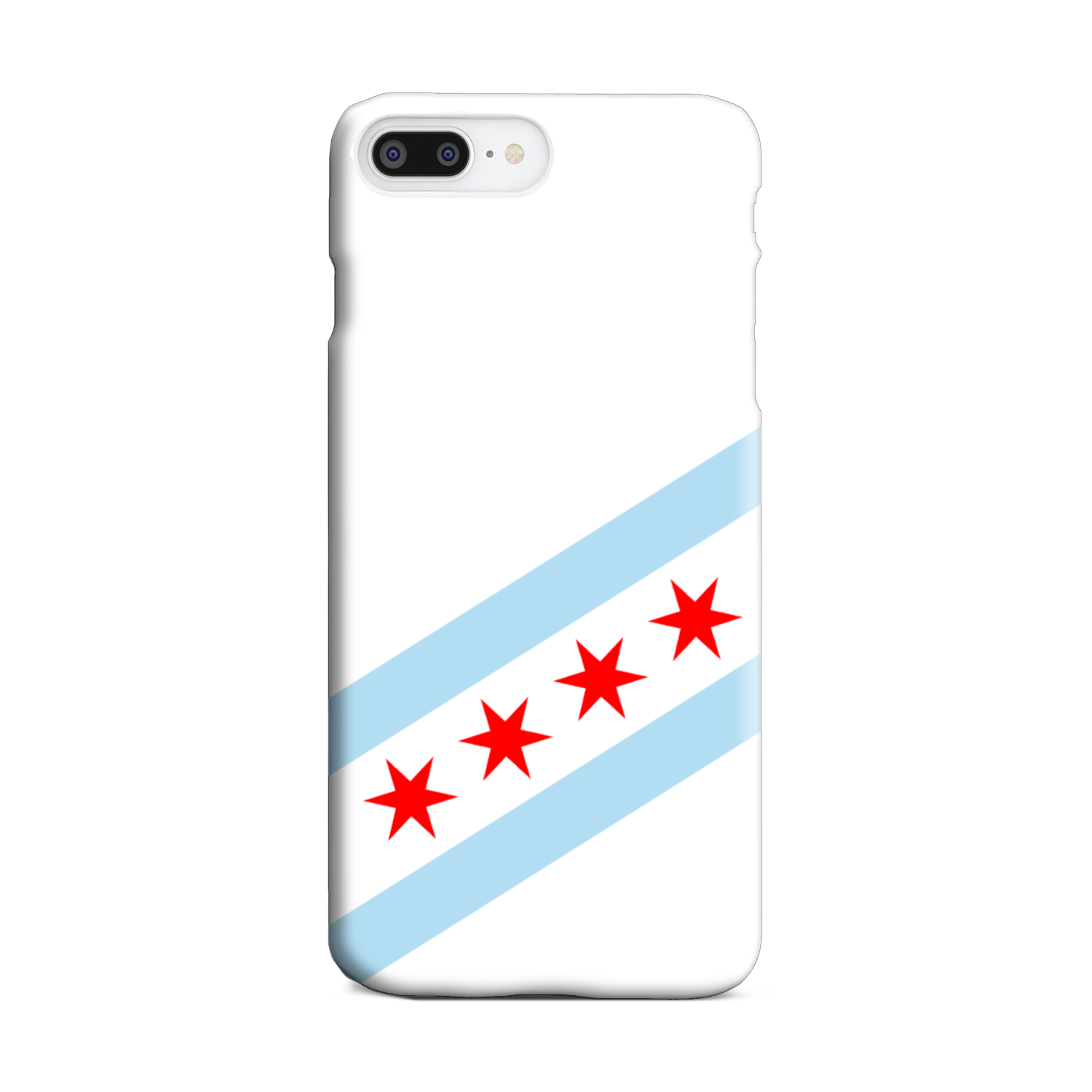 Chicago Flag Slim Phone Case
