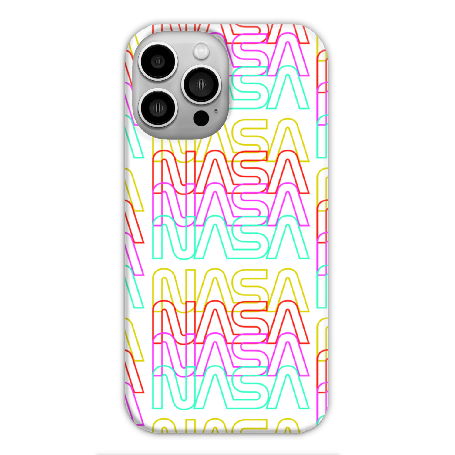 NASA Worm Slim Phone Case