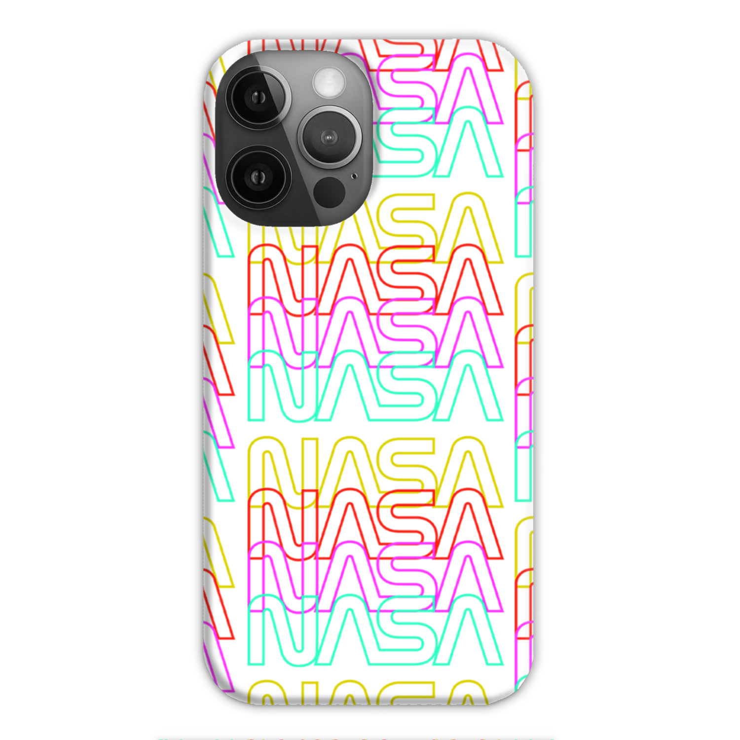 NASA Worm Slim Phone Case