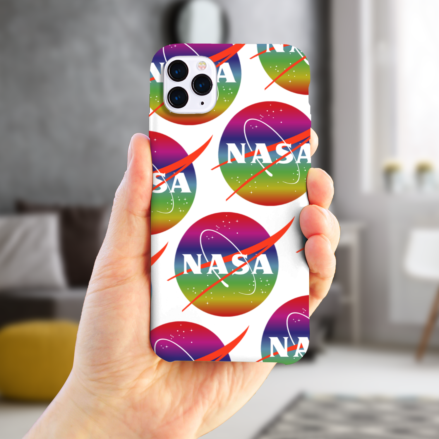 NASA Rainbow Slim Phone Case