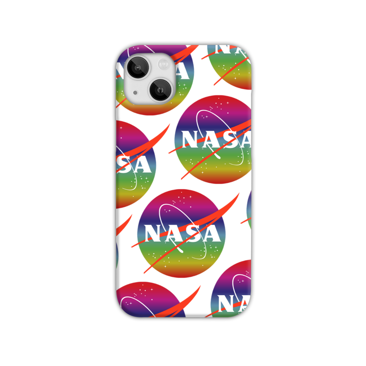 NASA Rainbow Slim Phone Case