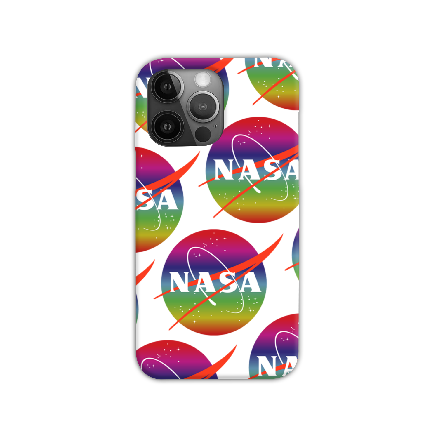 NASA Rainbow Slim Phone Case