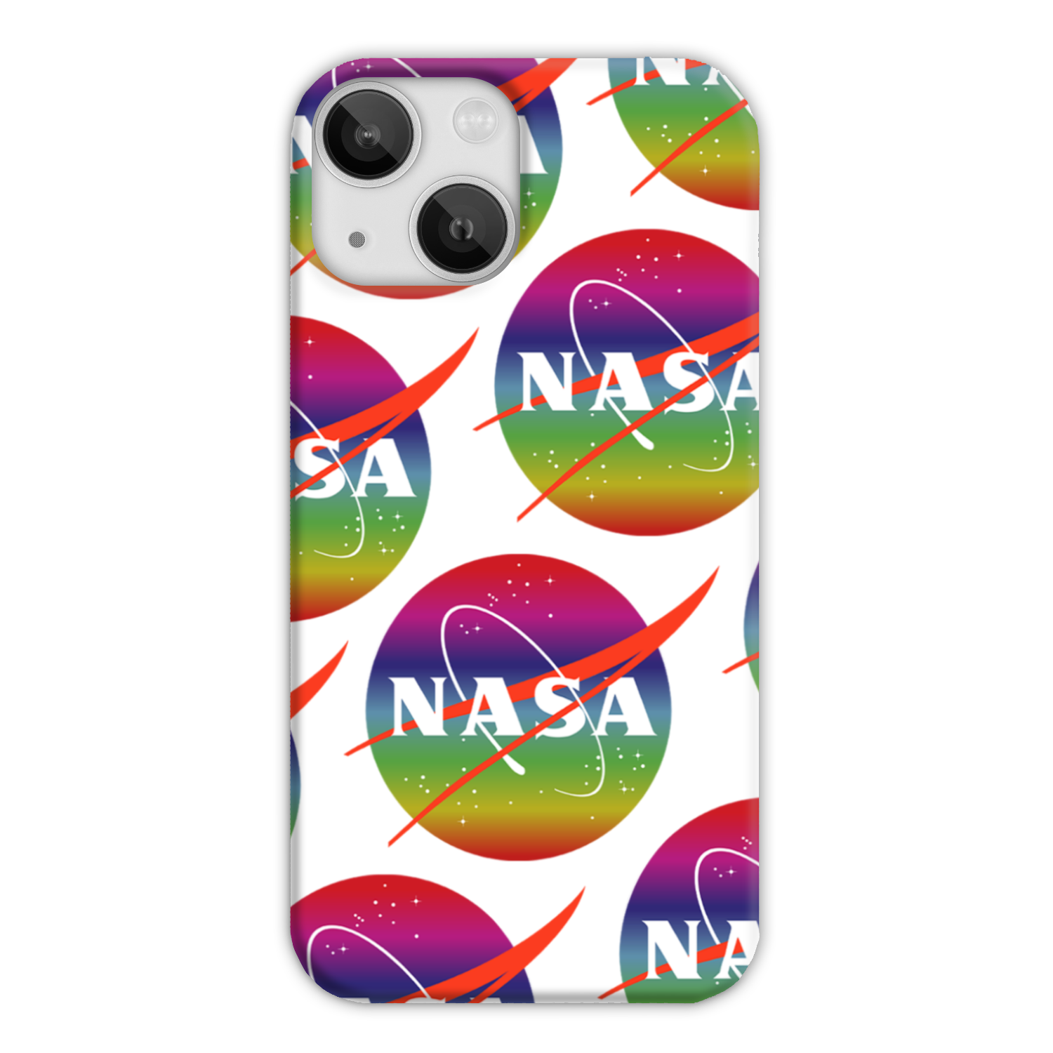 NASA Rainbow Slim Phone Case