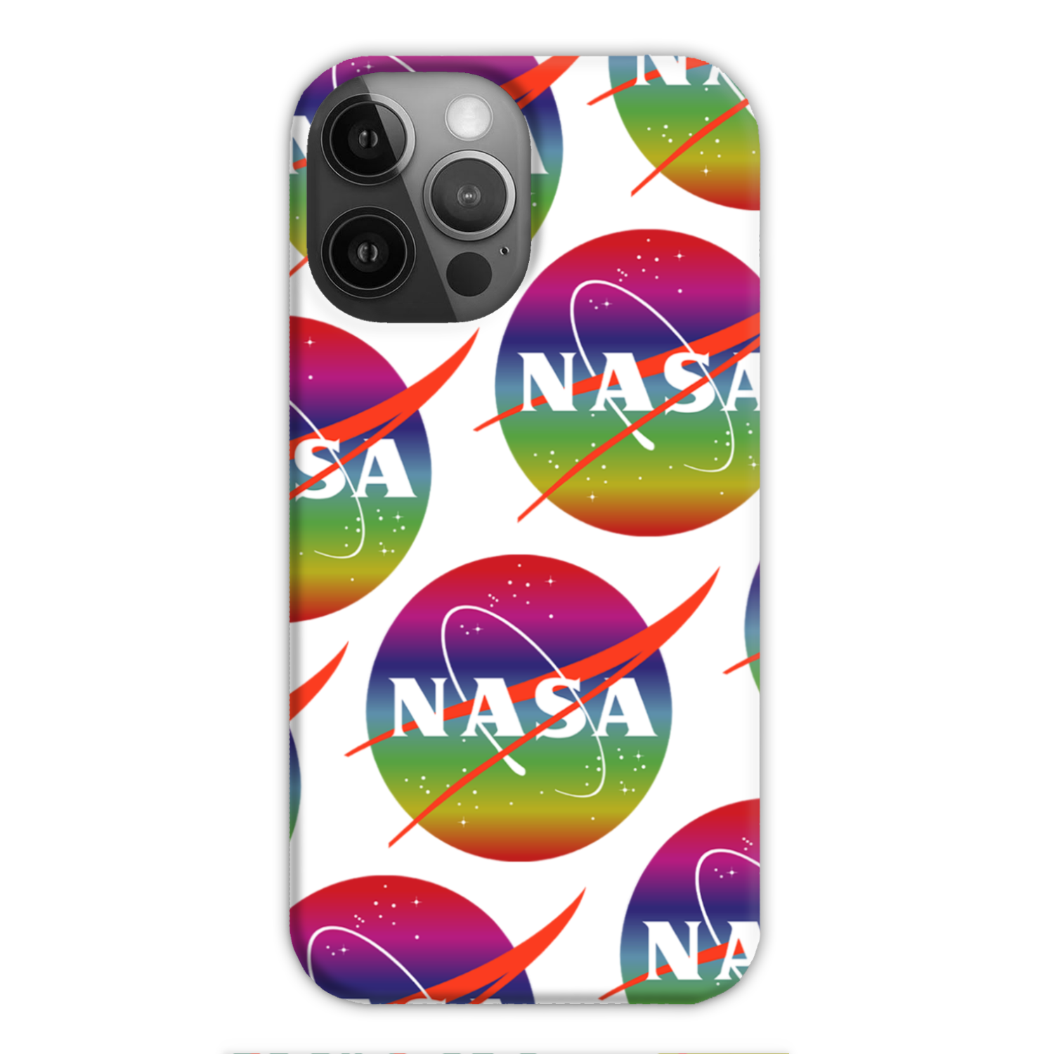 NASA Rainbow Slim Phone Case