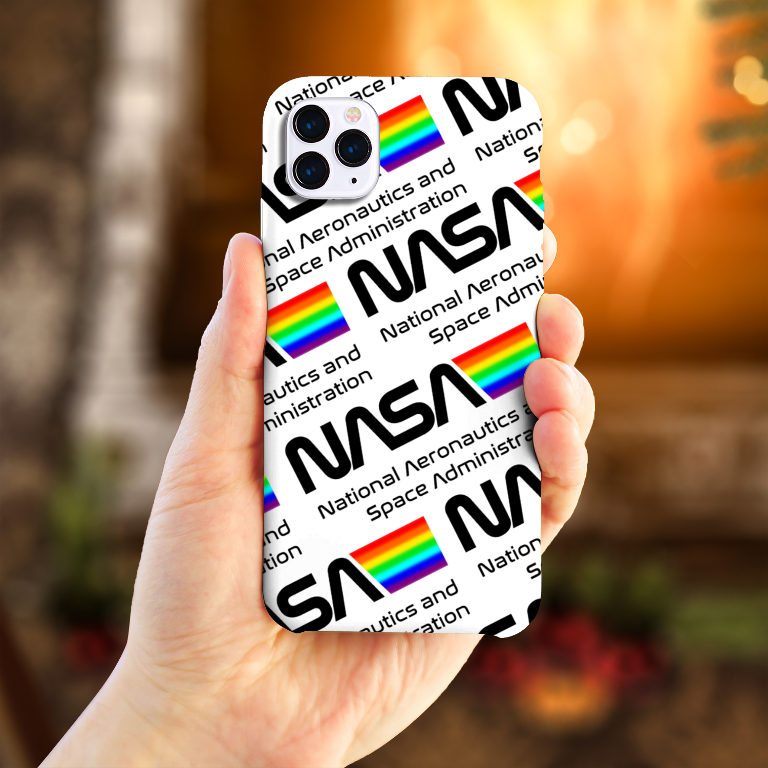 NASA Space Log Slim Phone Case