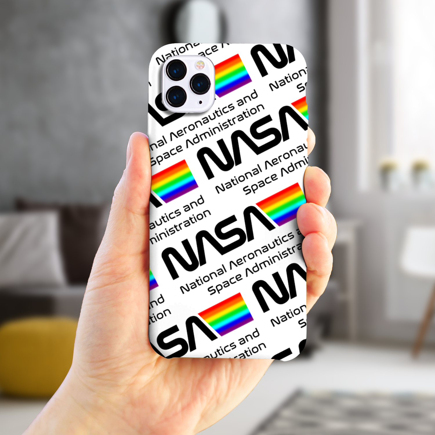 NASA Space Log Slim Phone Case