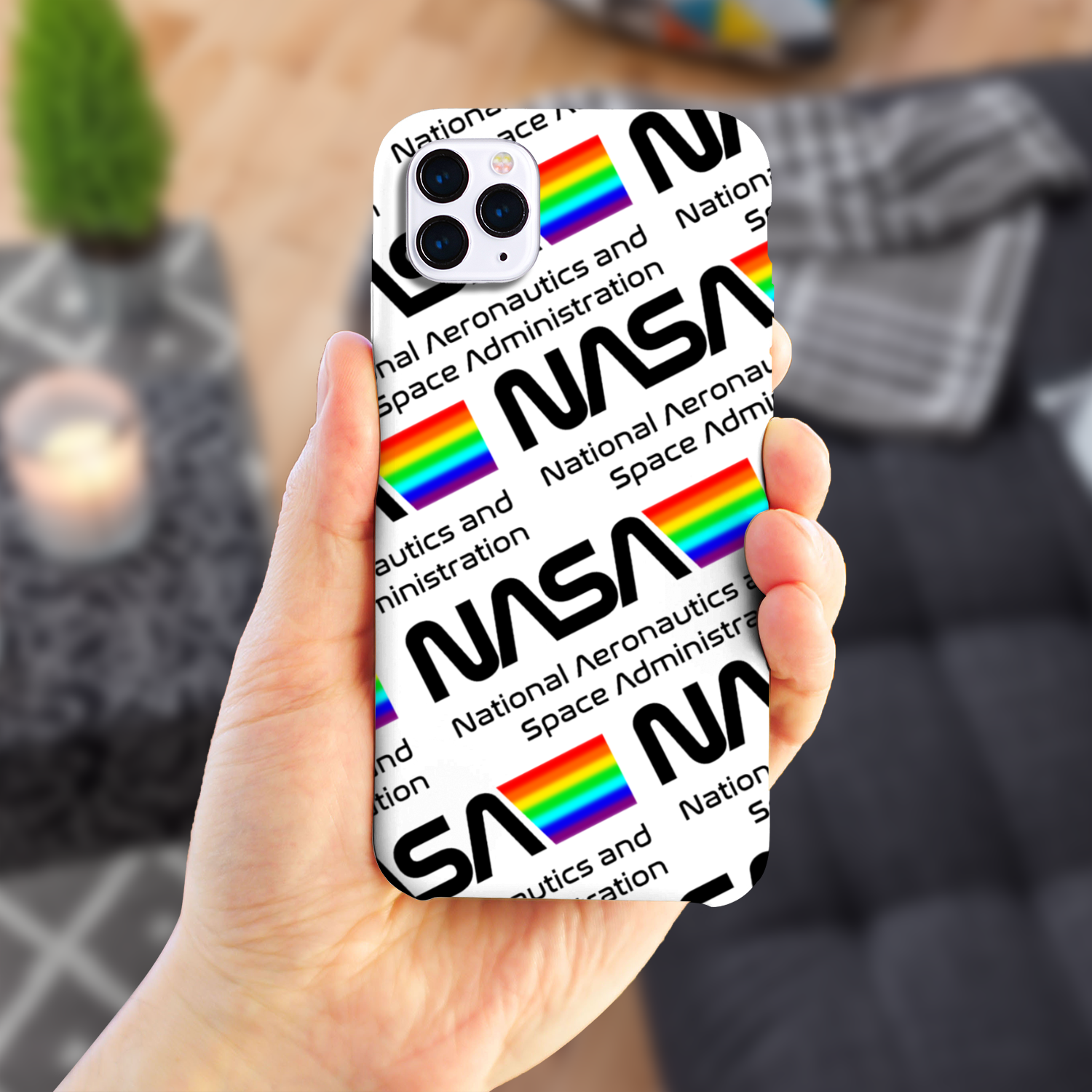 NASA Space Log Slim Phone Case