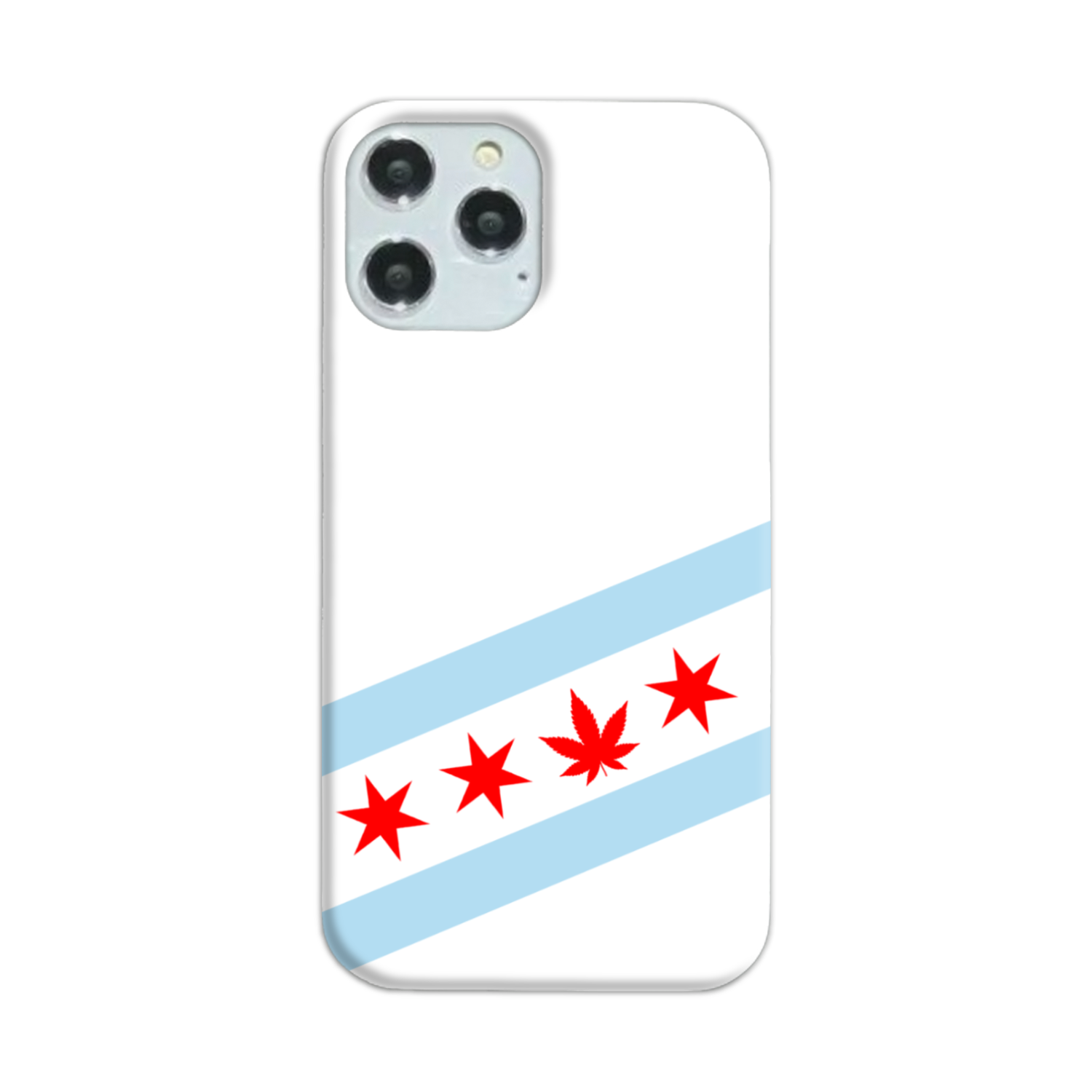 Chicago Flag Single Pot Leaf Slim Phone Case