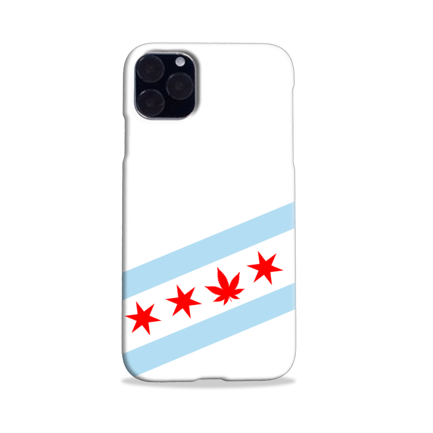 Chicago Flag Single Pot Leaf Slim Phone Case