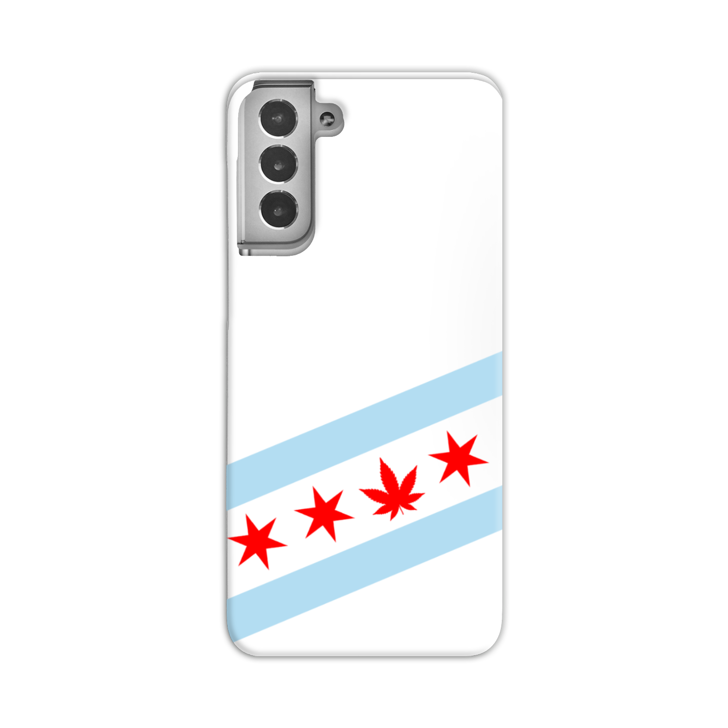 Chicago Flag Single Pot Leaf Slim Phone Case
