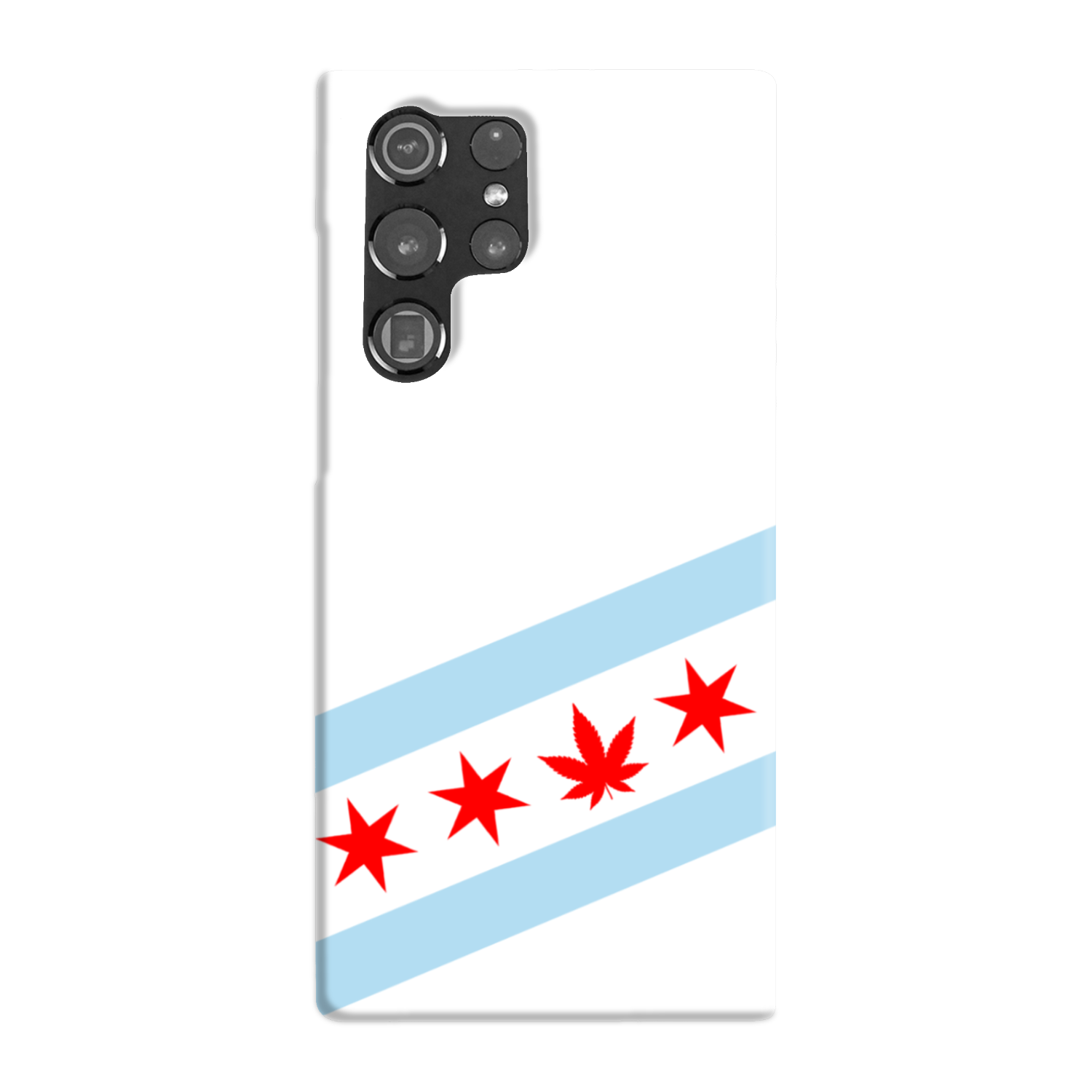 Chicago Flag Single Pot Leaf Slim Phone Case